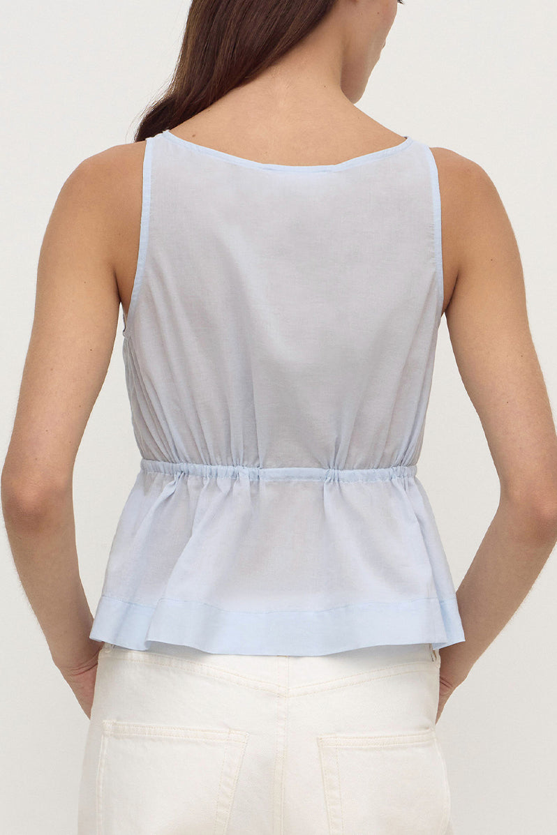 Assembly Label | Suzie Top - Powder Blue