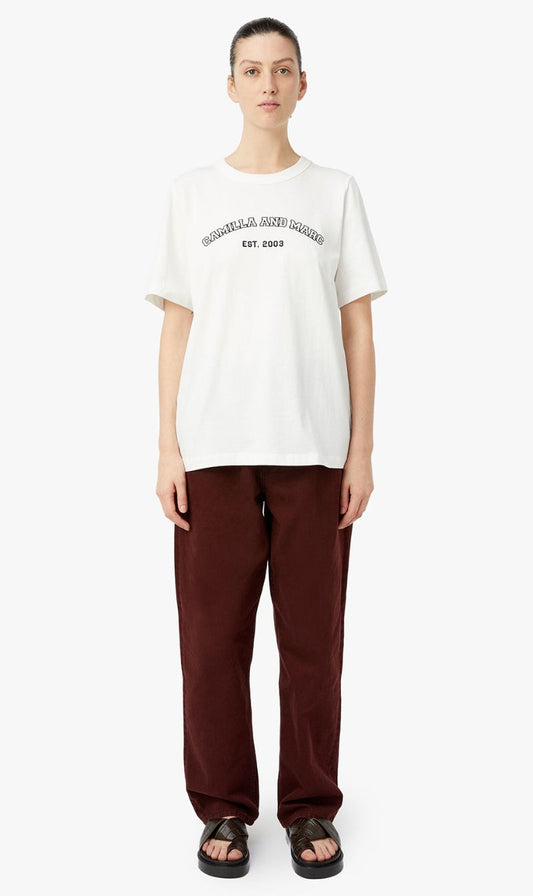 Camilla and Marc | Odessa Graphic Tee - Soft White