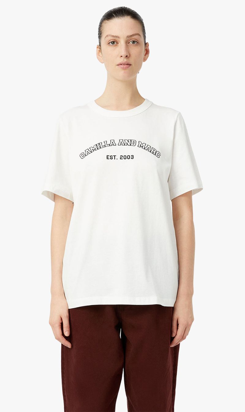 Camilla and Marc | Odessa Graphic Tee - Soft White