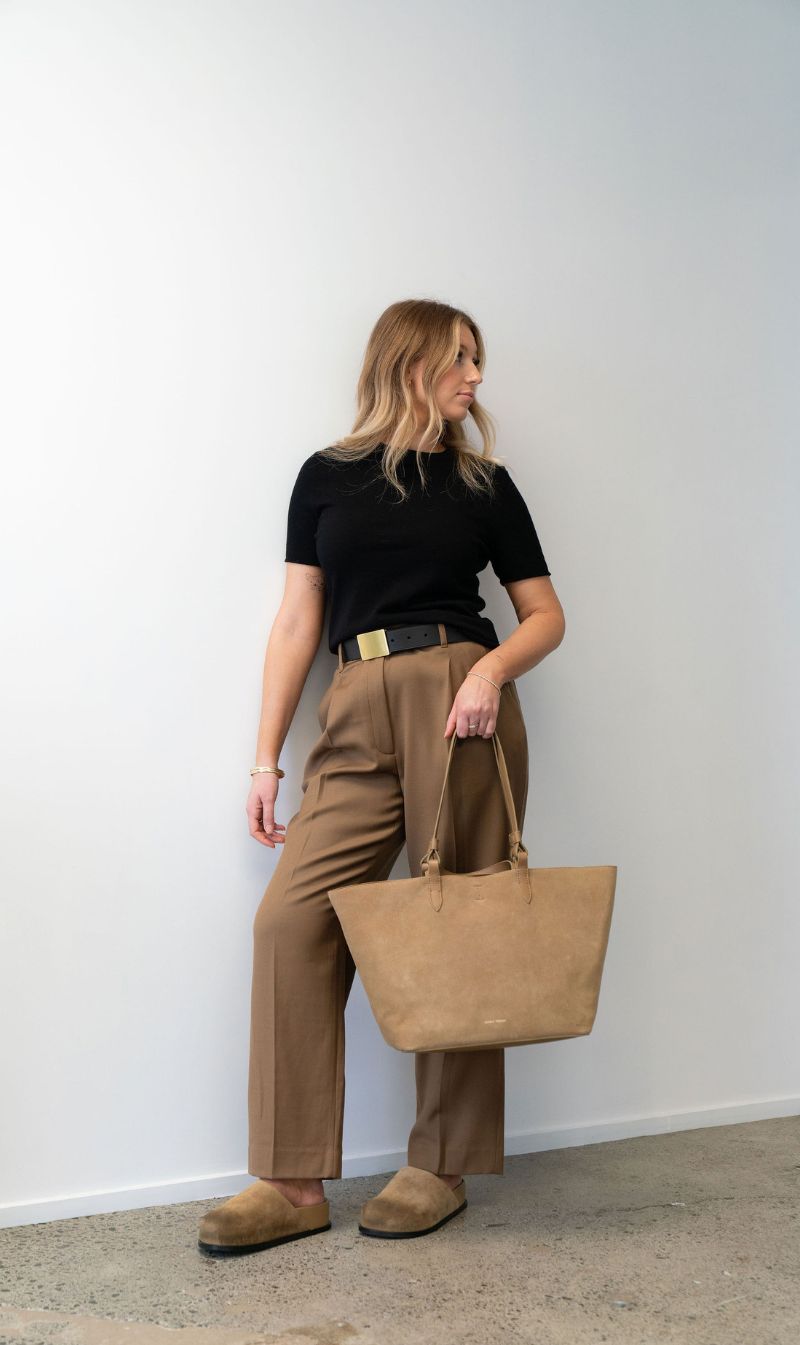 Deadly Ponies | Wide Belt Rectangle Buckle - Black/Brass