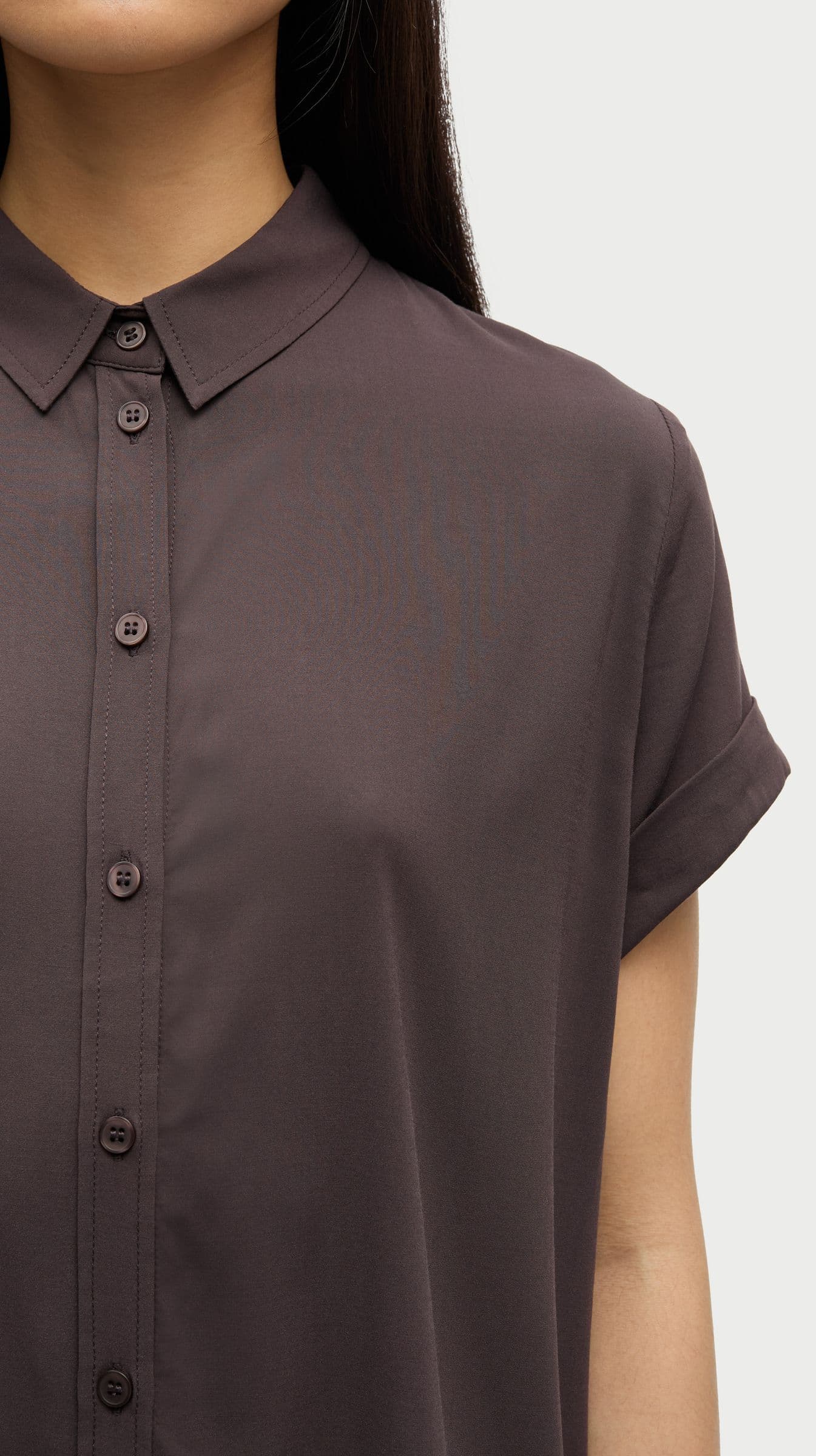 Samsoe Samsoe | Majan SS Shirt - Black Coffee