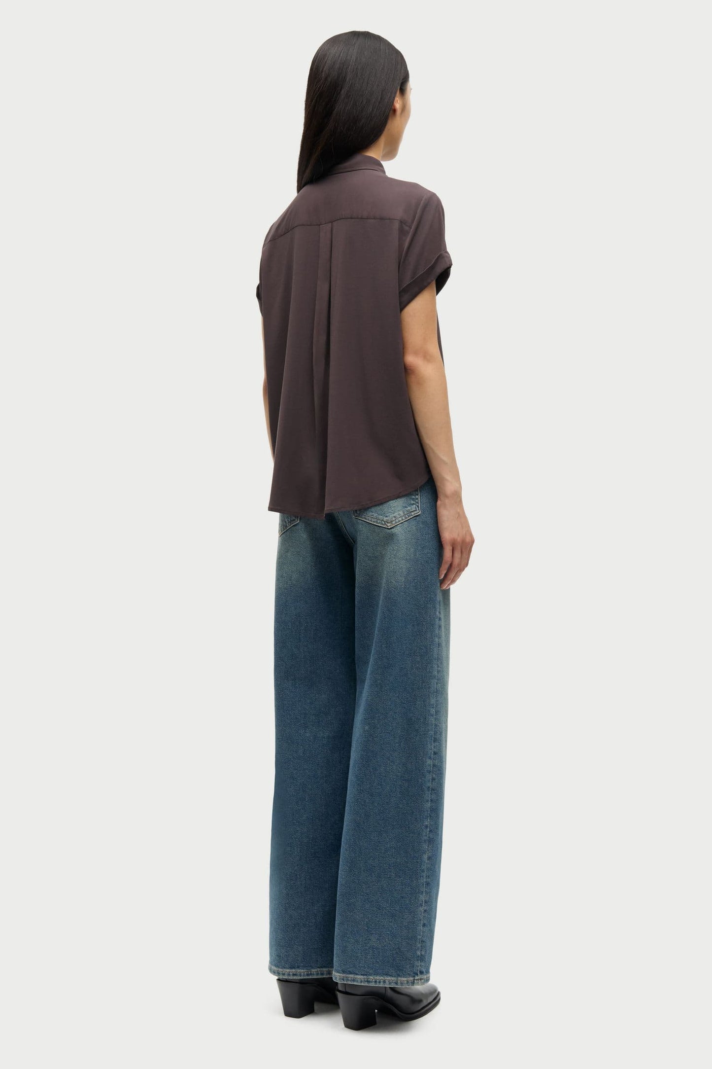 Samsoe Samsoe | Majan SS Shirt - Black Coffee