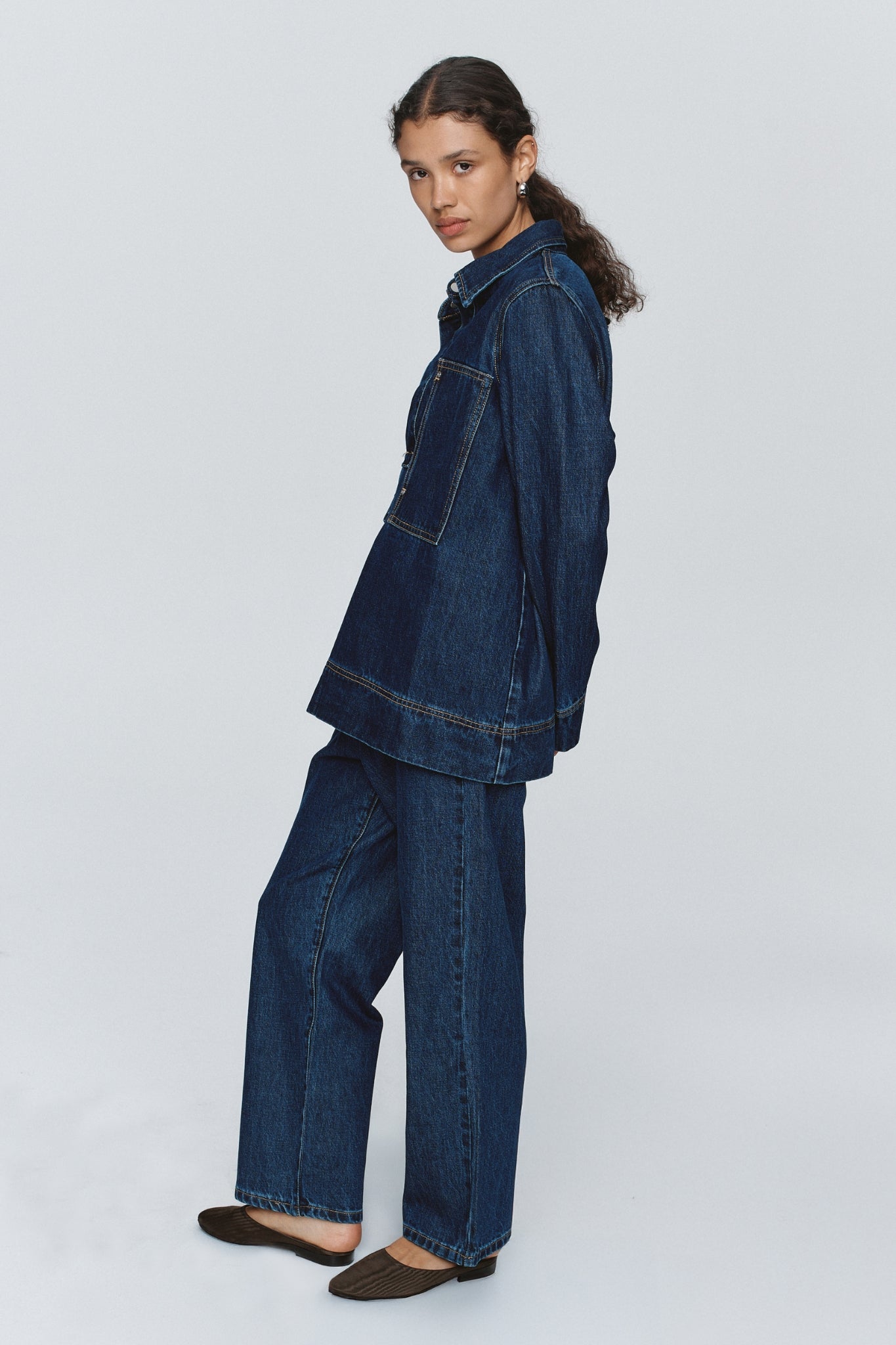 Marle | Elka Shirt - Washed Indigo