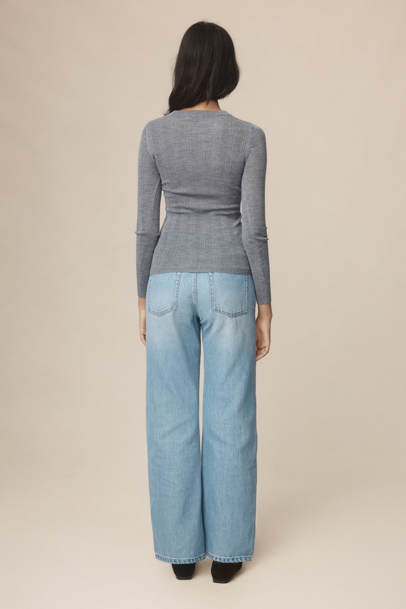 Marle | Ana Top - Soft Charcoal