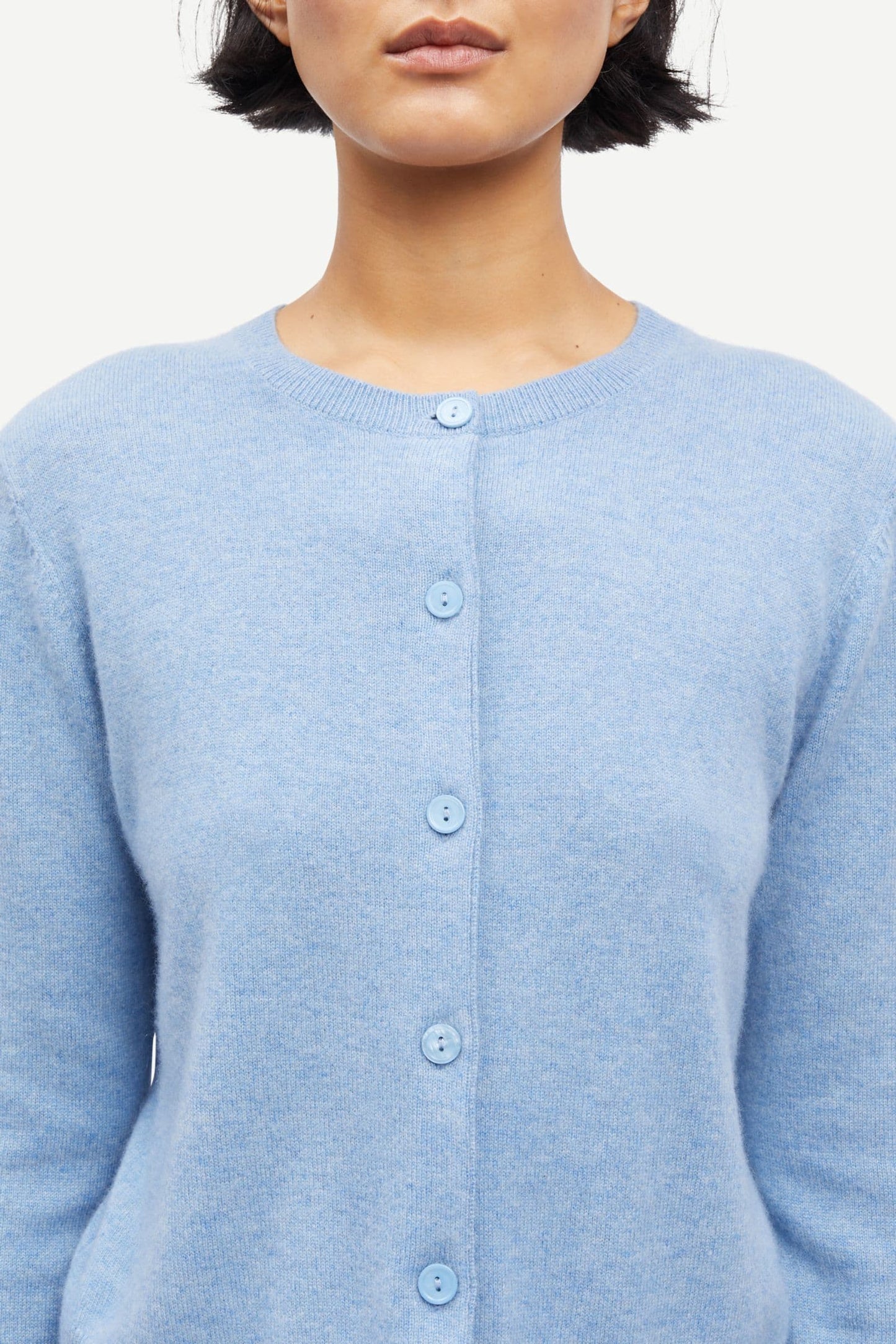 Samsoe Samsoe | Saboston Cardigan - Blue Denim Mel.