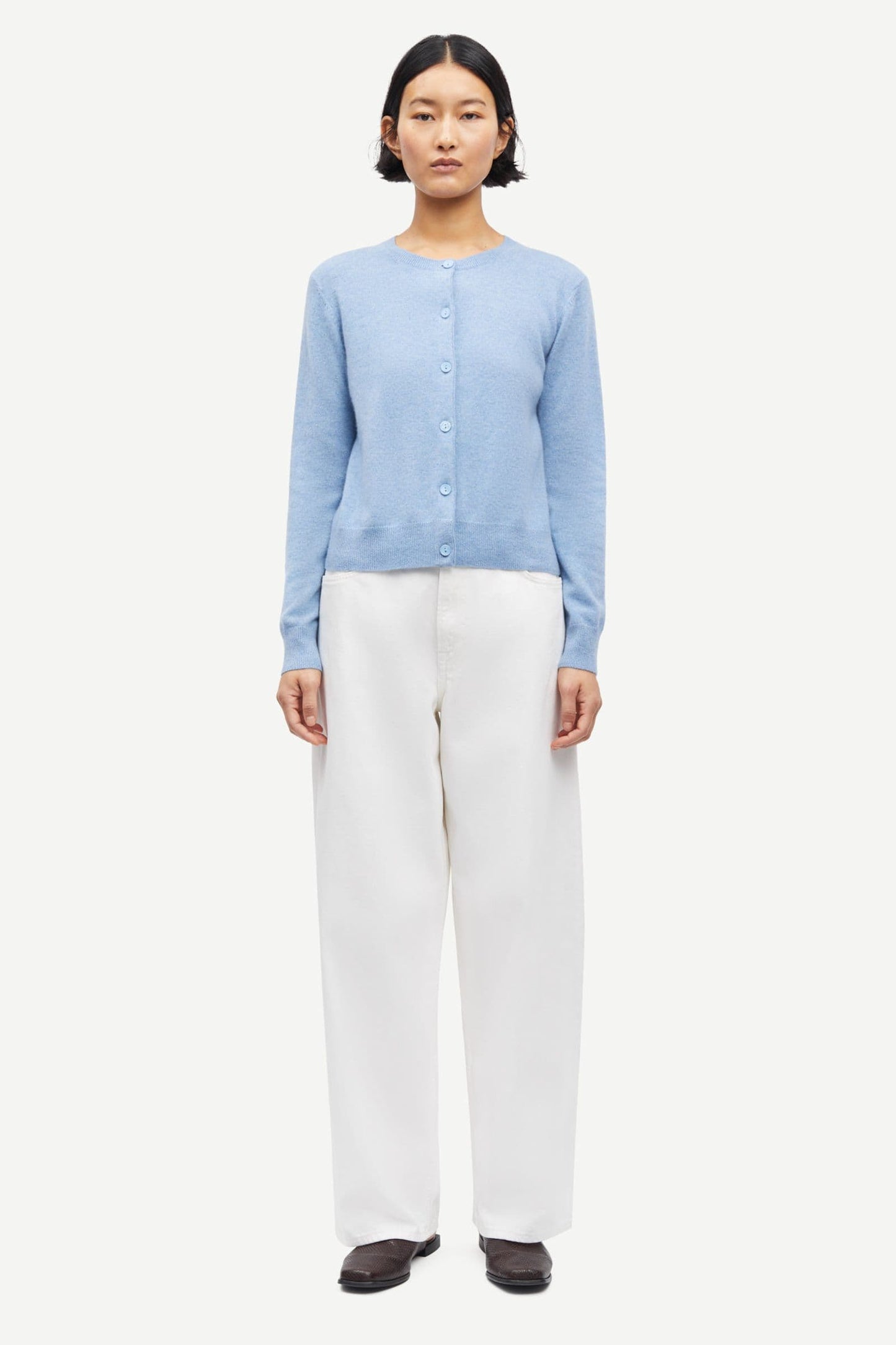 Samsoe Samsoe | Saboston Cardigan - Blue Denim Mel.