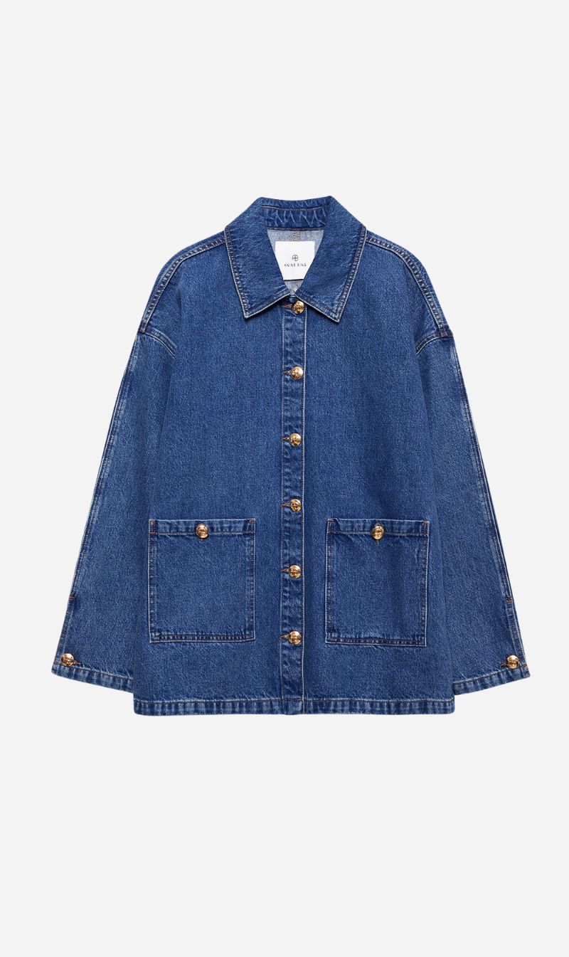 Anine Bing | Luca Jacket - Clean Indigo Denim