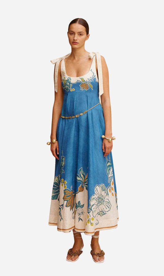 Alemais | Luda Ballet Sundress - Blue