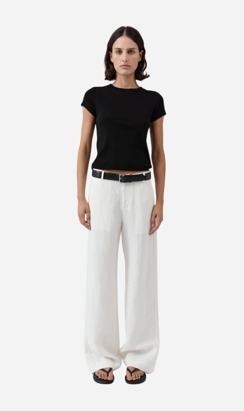 St Agni | Fine Band Carter Trousers - Off White