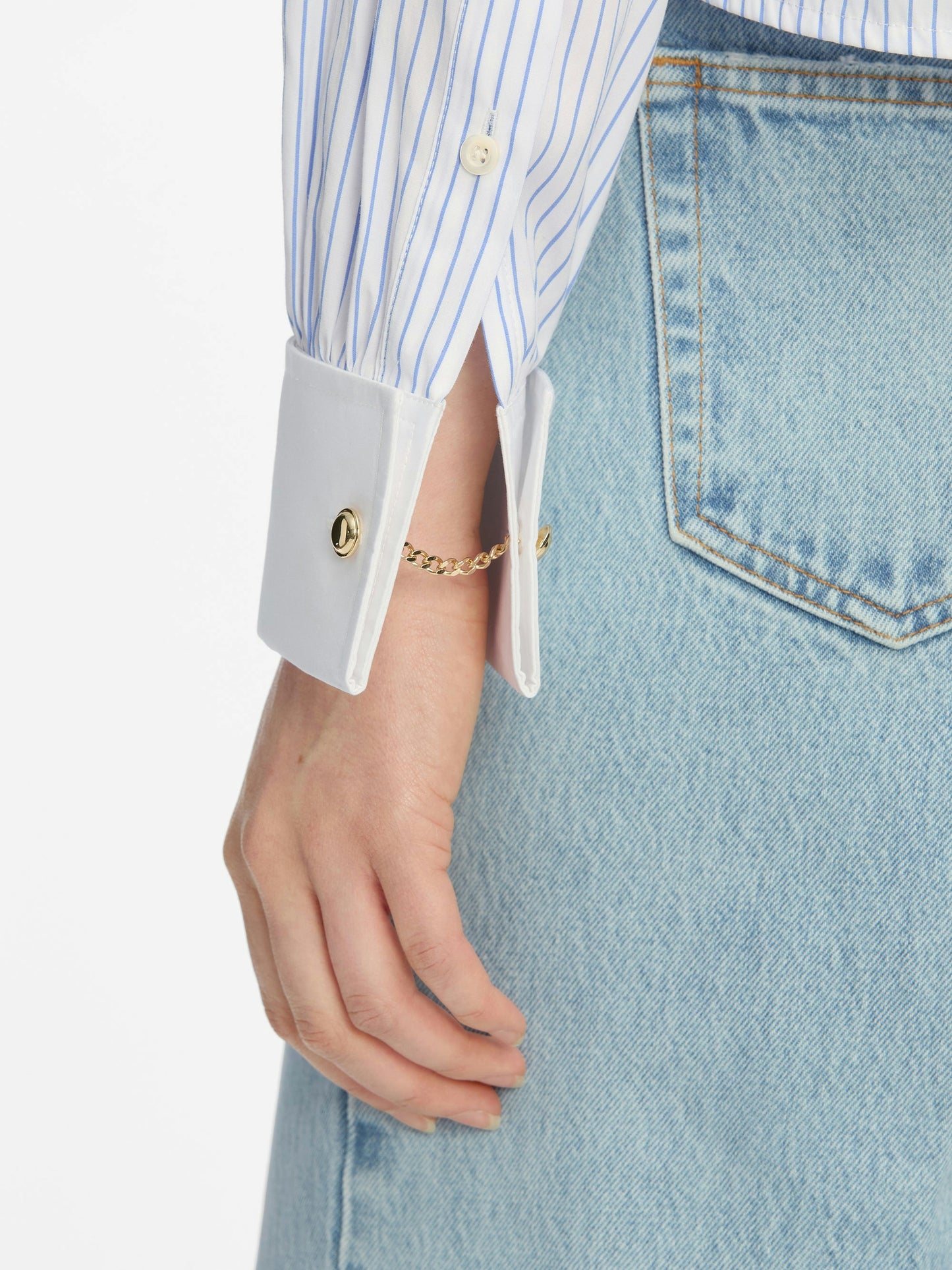 Frame Denim | The Charles Shirt - Oxford Blue Multi