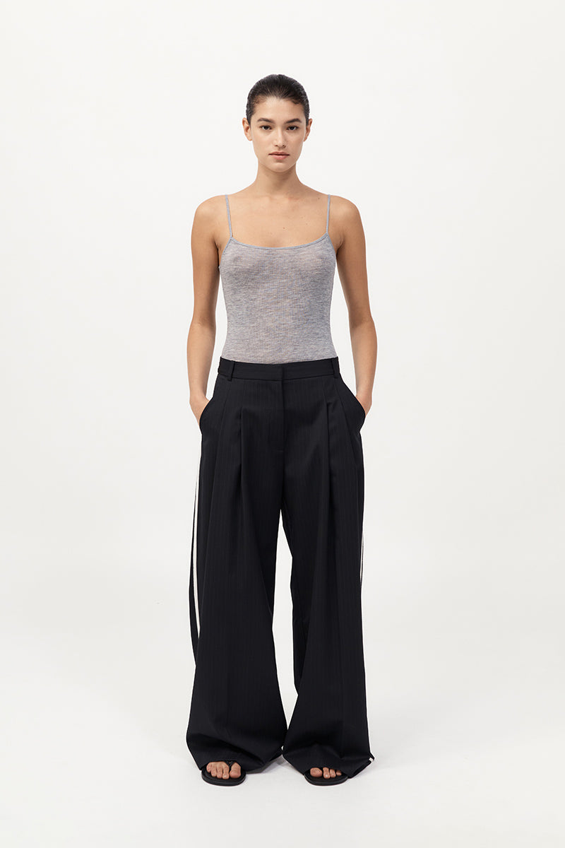 St Agni | Baby Wool Cami - Grey Marle