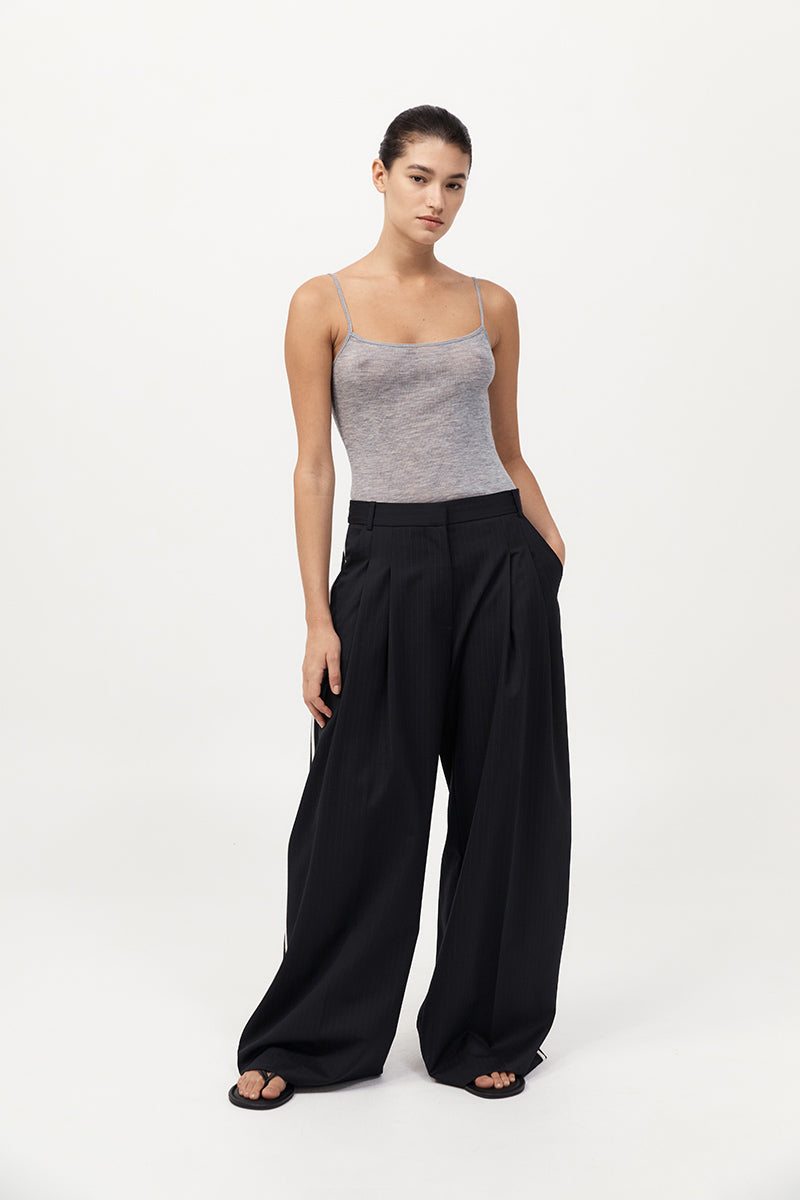 St Agni | Baby Wool Cami - Grey Marle
