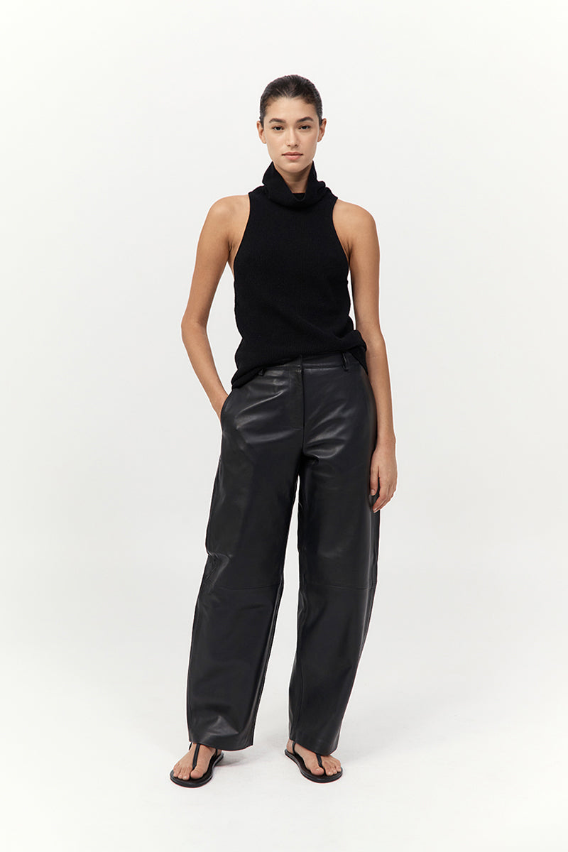 St Agni | Cashmere Blend Top - Black