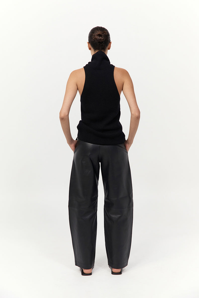 St Agni | Cashmere Blend Top - Black