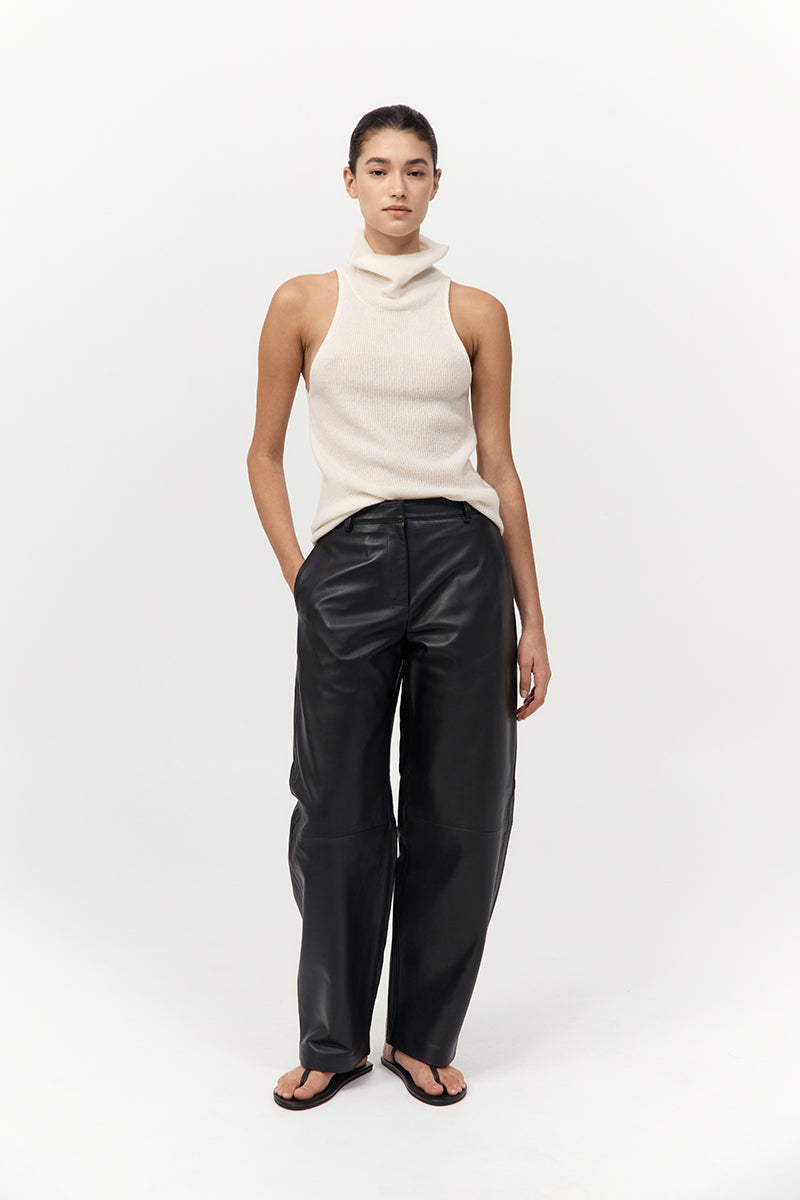 St Agni | Cashmere Blend Top - Chalk