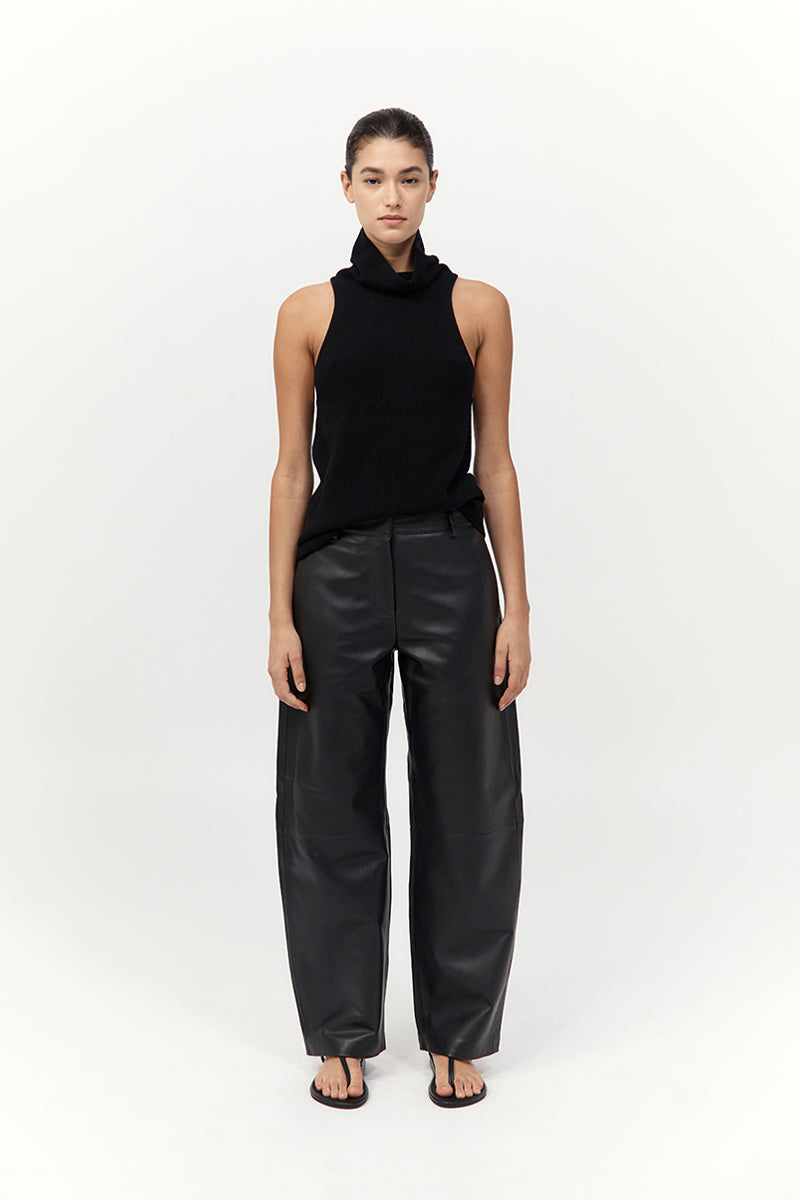 St Agni | Cashmere Blend Top - Black