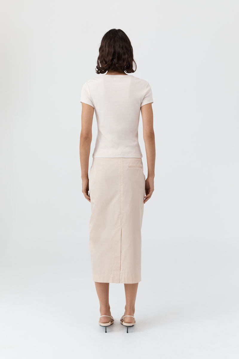 St Agni | Organic Cotton Baby Tee - Shell Pink