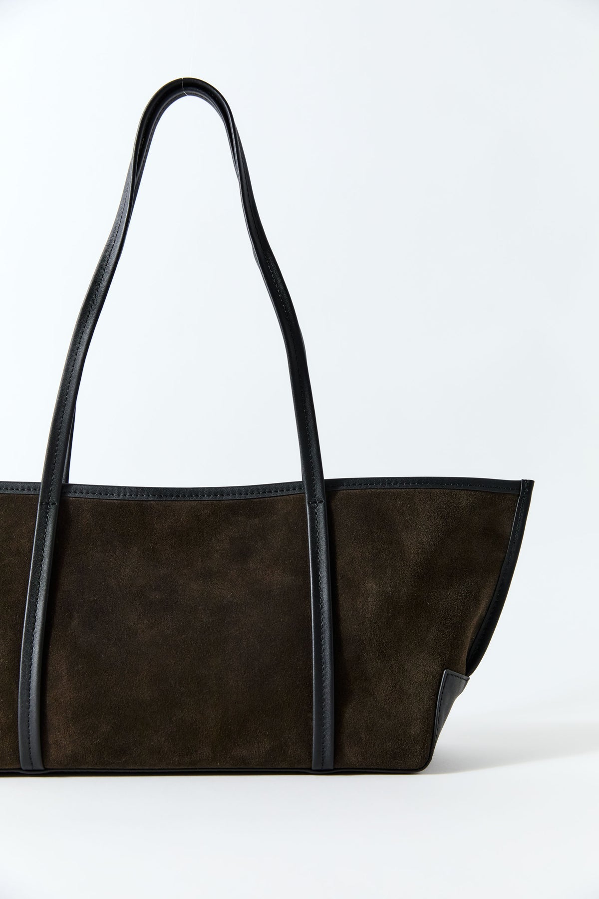 St Agni | Slim Bateau Tote - Coffee