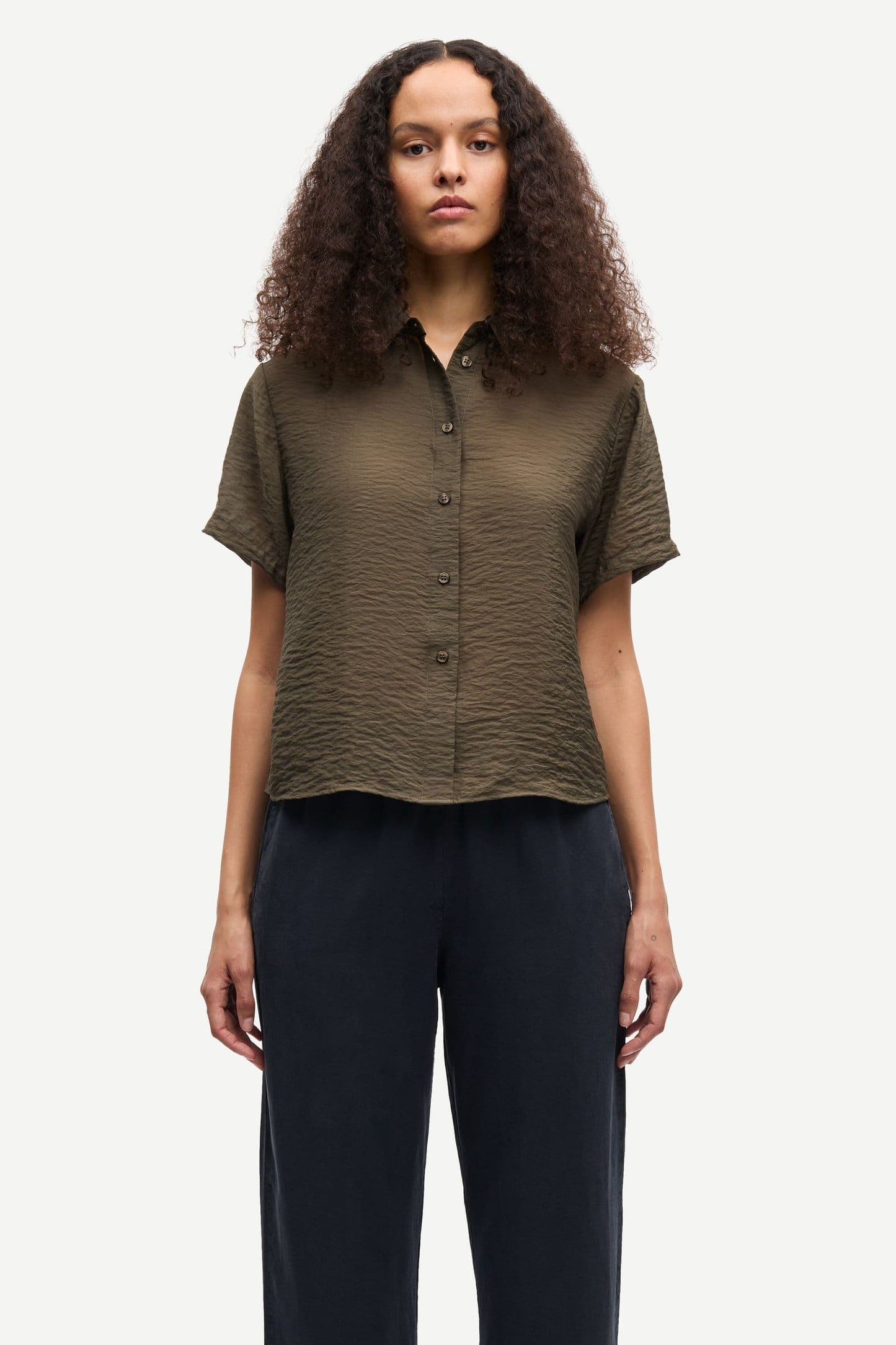 Samsoe Samsoe | Saminna SS Shirt - Deep Forest