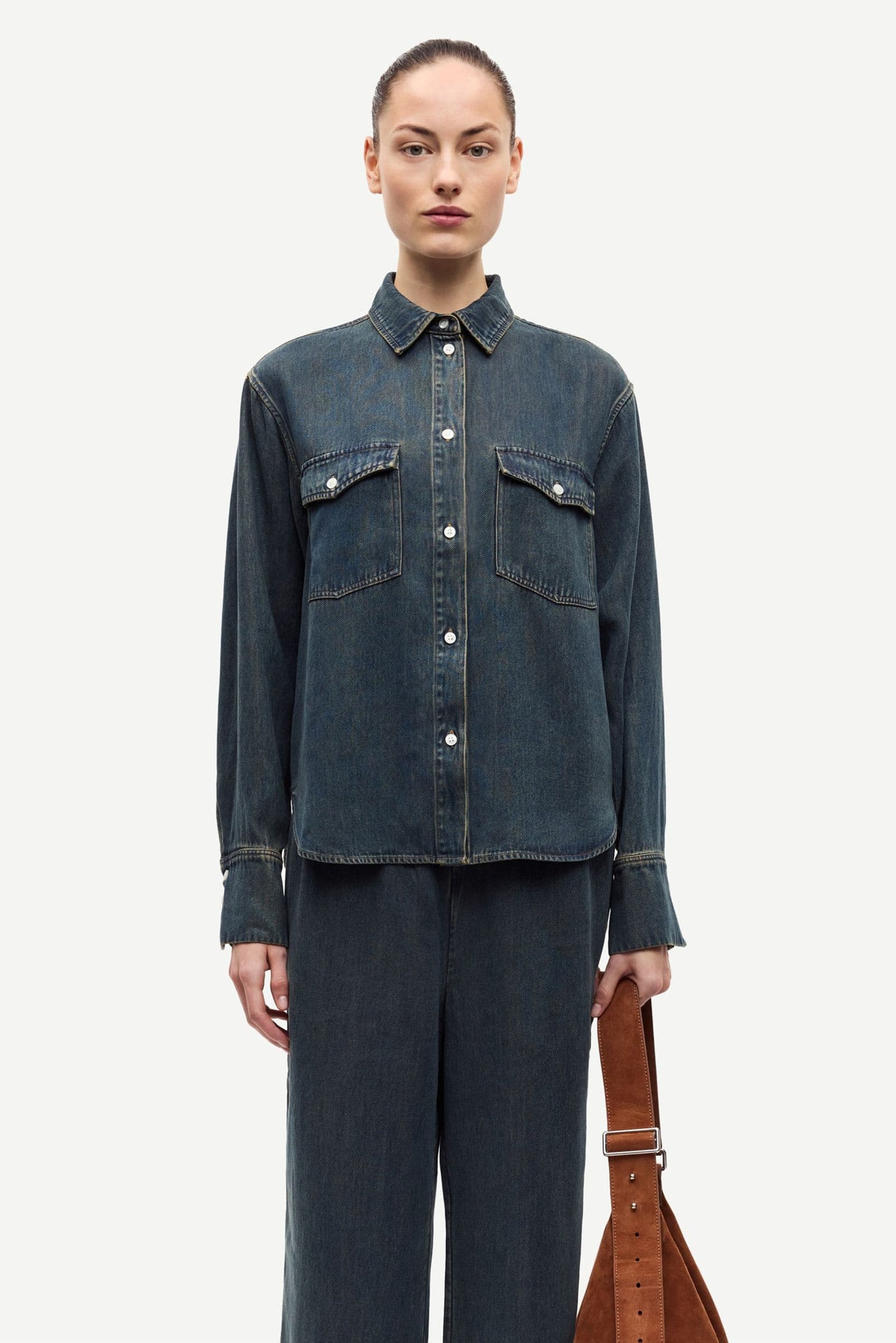 Samsoe Samsoe | Sabex Shirt - Burnt Oak