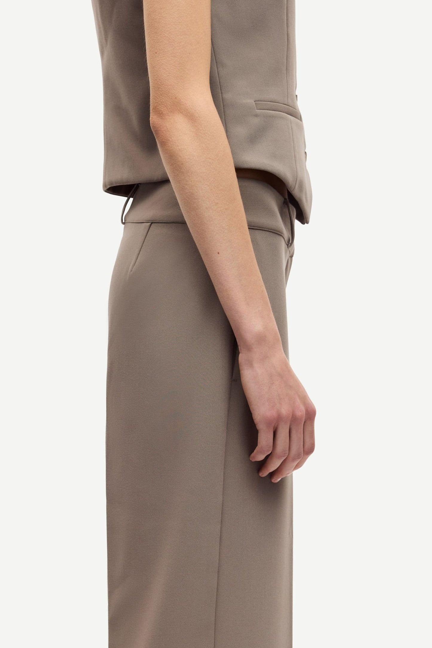 Samsoe Samsoe | Salaney Trousers - Dark Aluminum