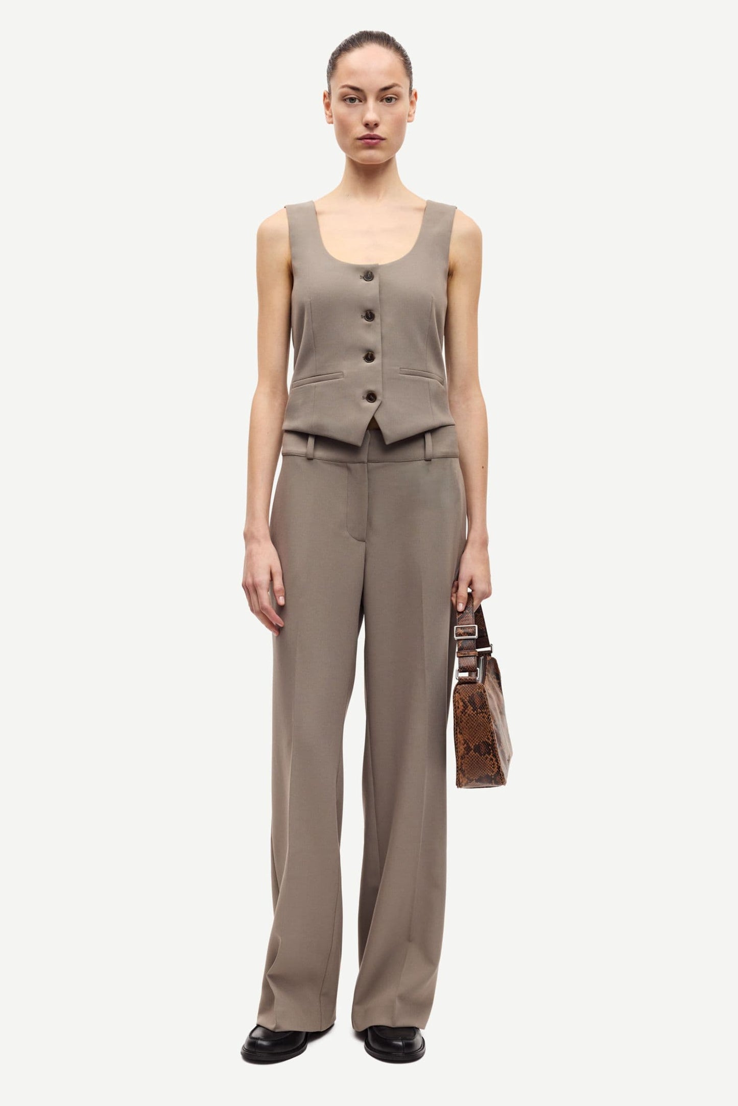 Samsoe Samsoe | Salaney Vest - Dark Aluminum