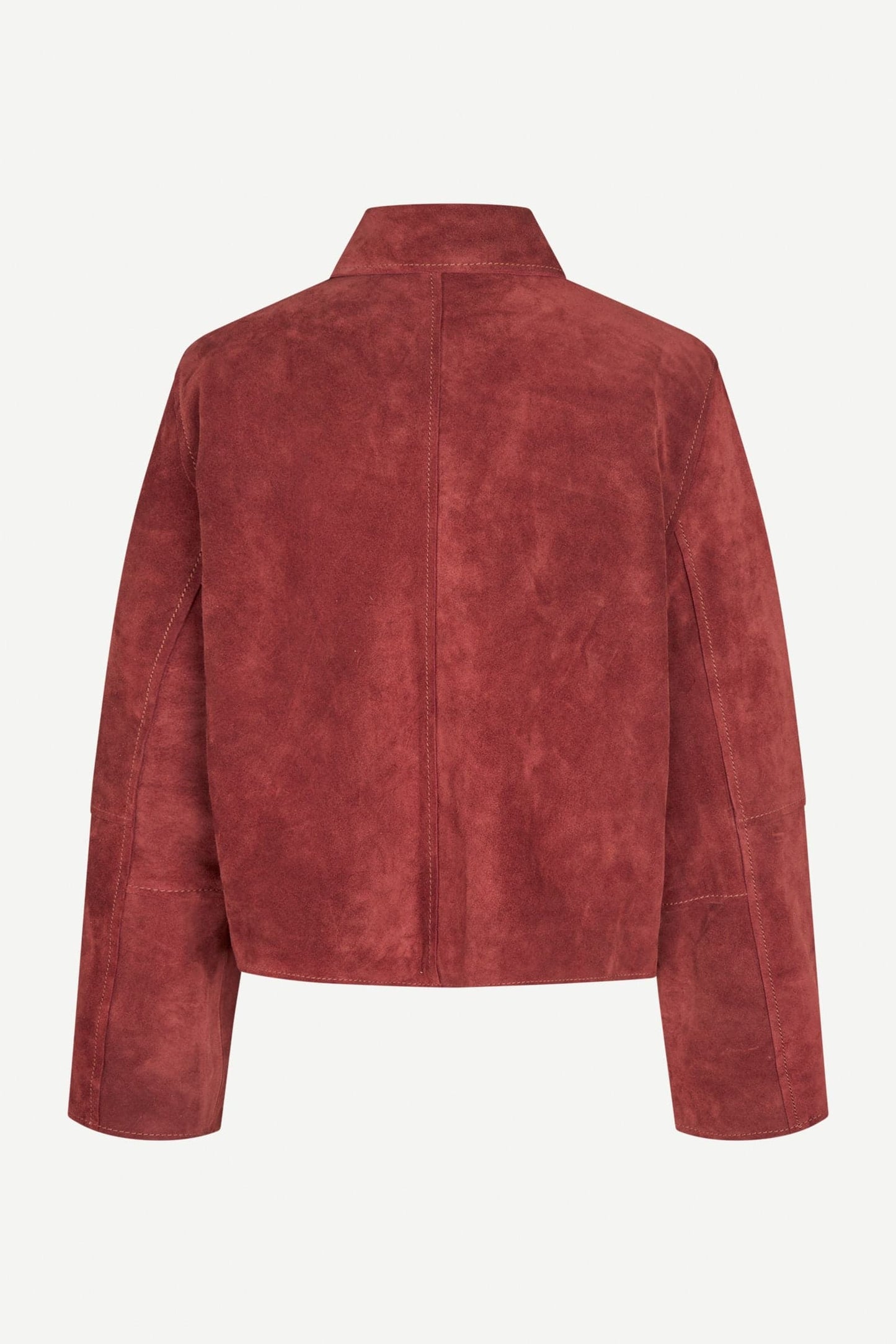 Samsoe Samsoe | Salylo Suede Jacket - Fired Brick