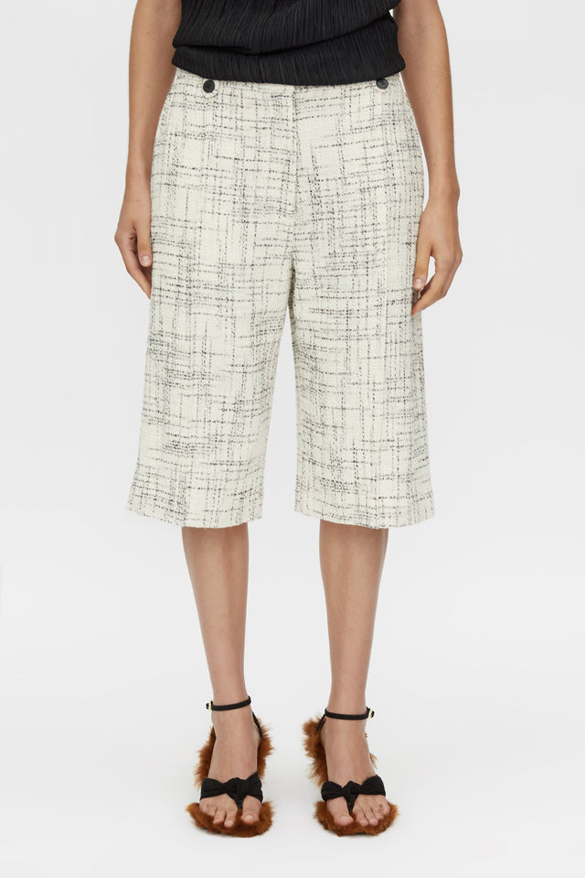 Camilla and Marc | Corvina Short - Cream Cross Hatch
