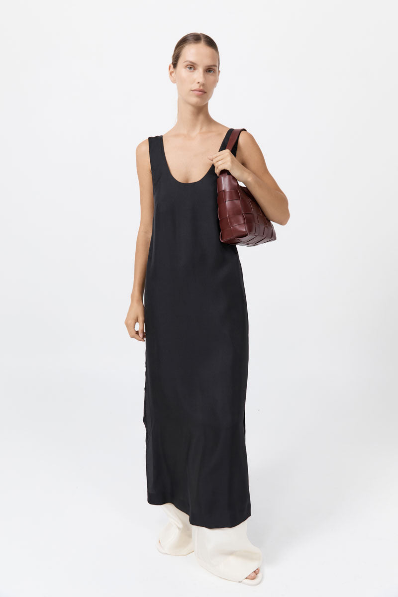 St Agni | Woven Mini Tote - Plum