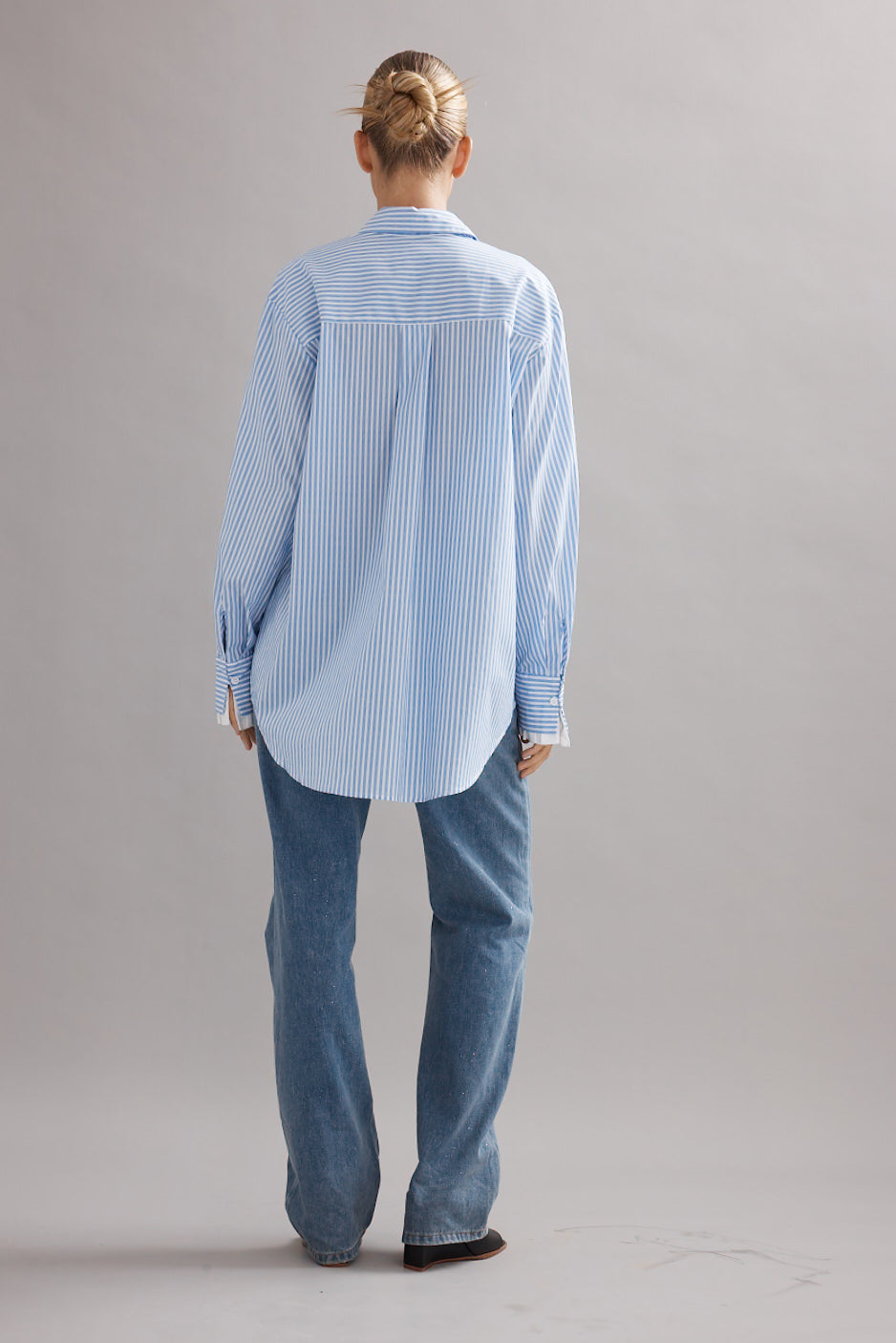 Caitlin Crisp | Vienna Shirt - Blue Stripe
