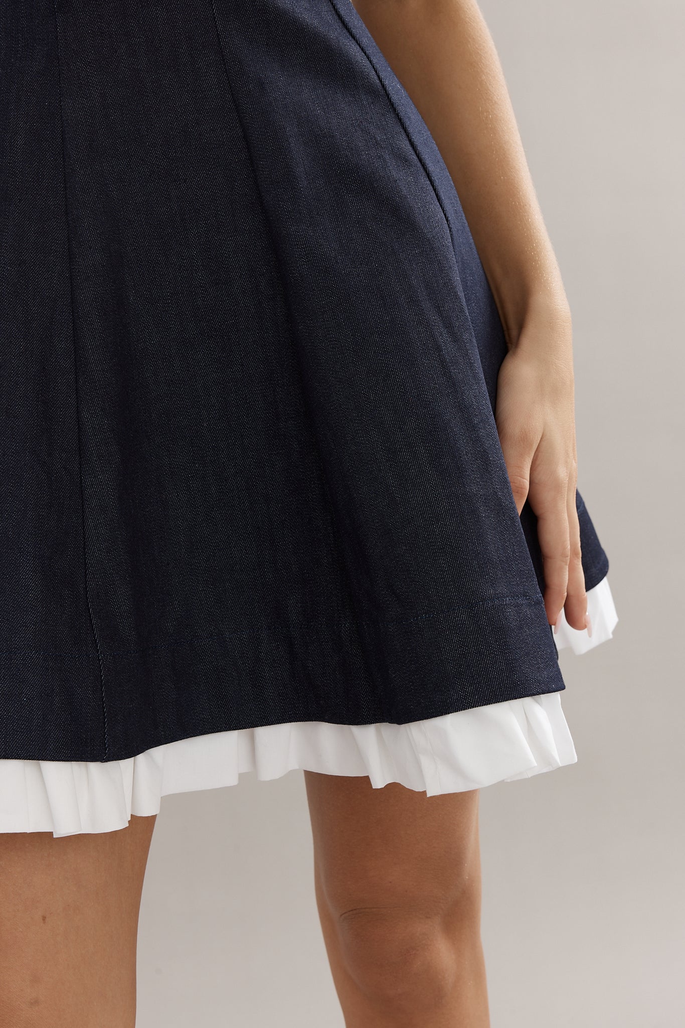 Caitlin Crisp | Frilly Charleston Mini - Indigo