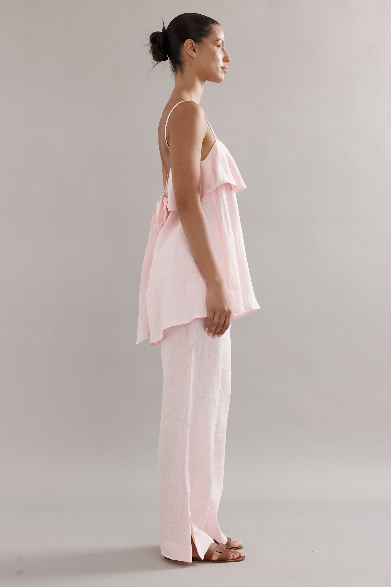 Caitlin Crisp | Rio Top - Pink Linen
