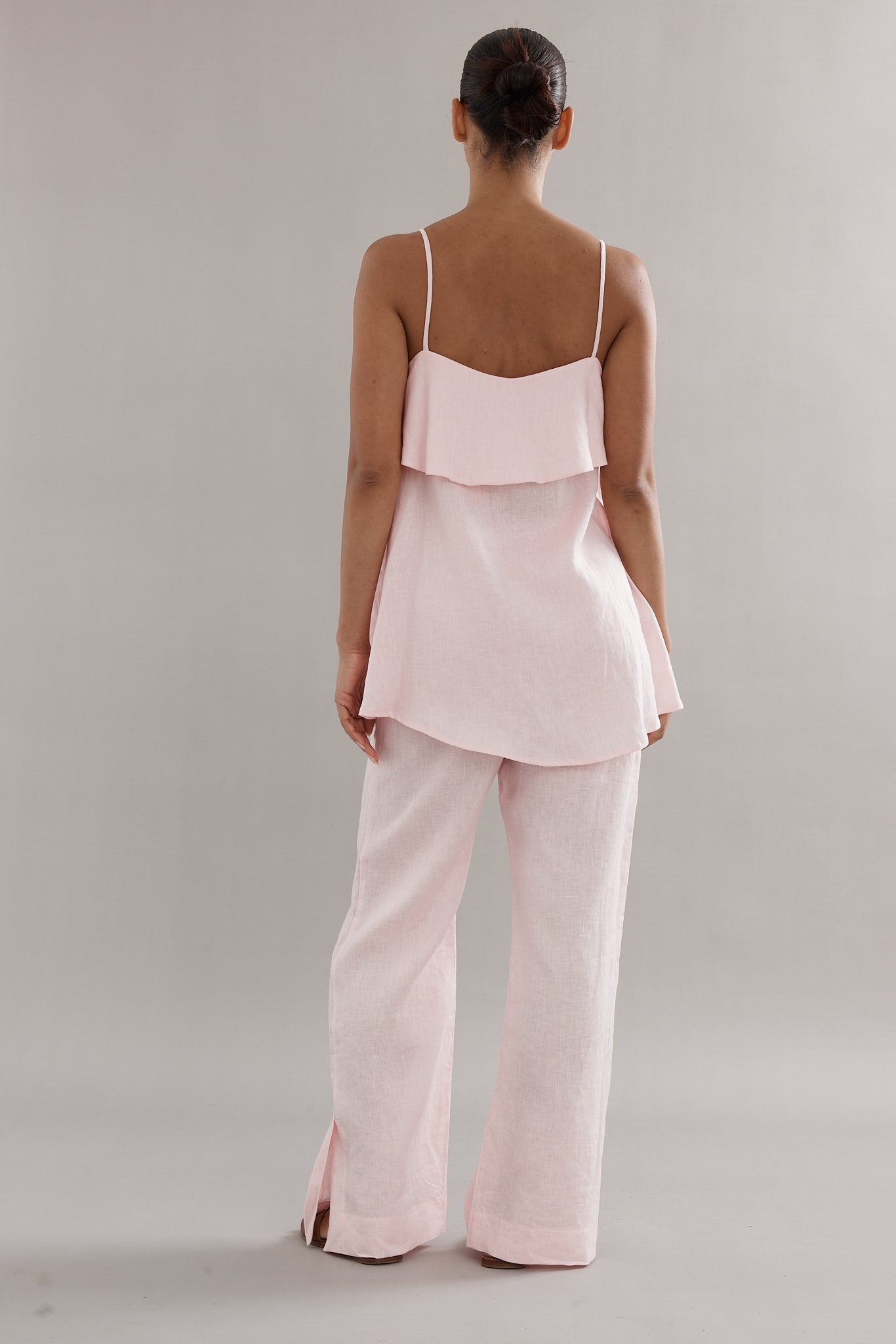 Caitlin Crisp | Jimmy Jogger - Pink Linen