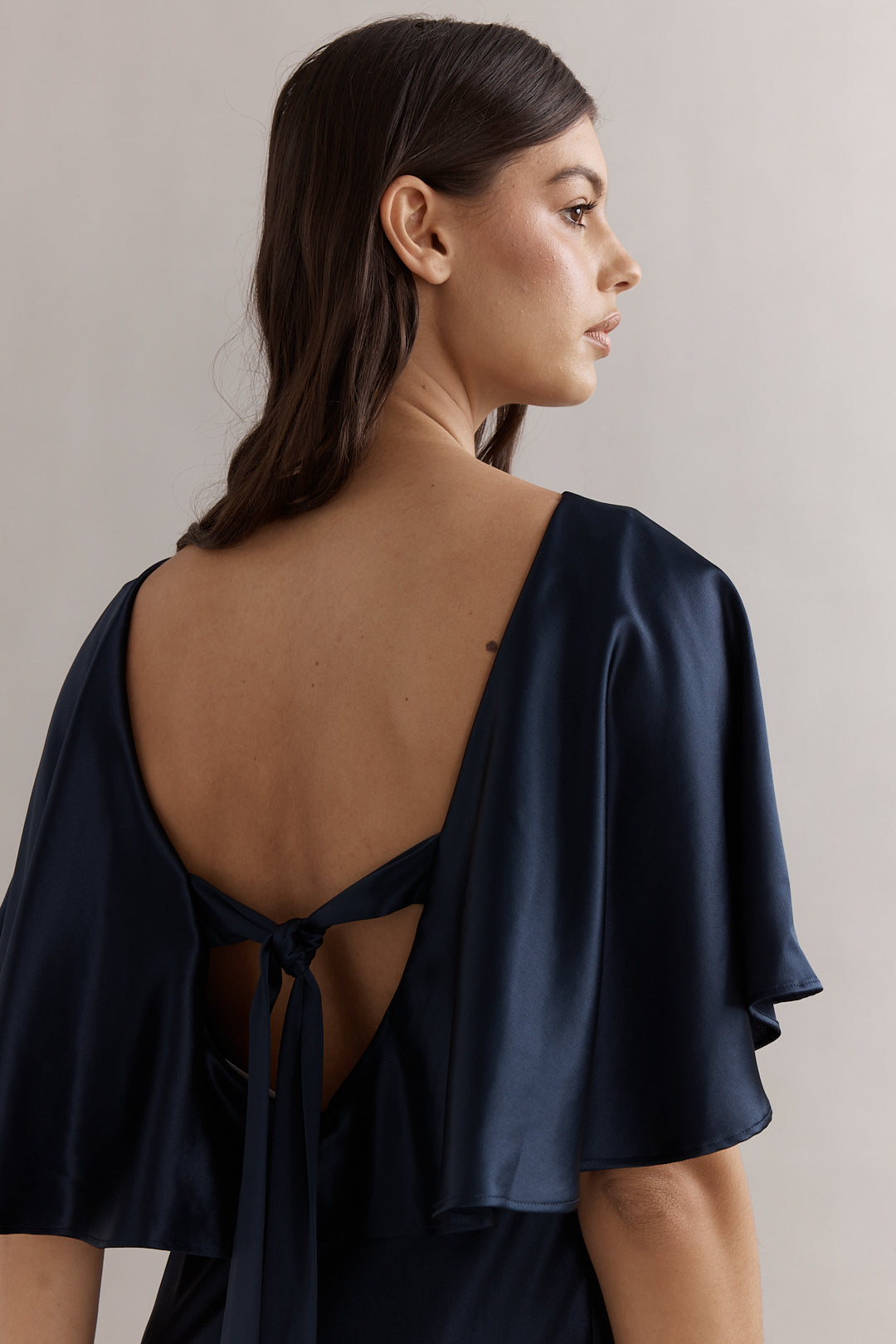 Caitlin Crisp | Blair Gown - Navy Satin