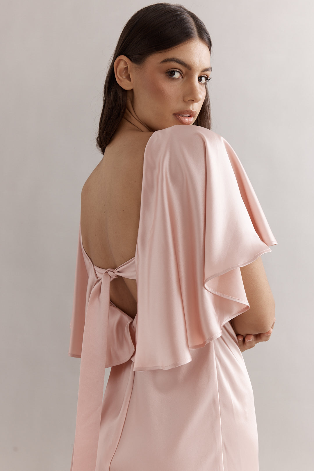 Caitlin Crisp | Blaire Gown - Blush Satin