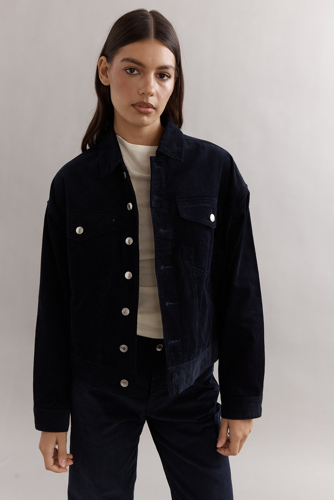 Caitlin Crisp | Dolly Corduroy Jacket - Navy
