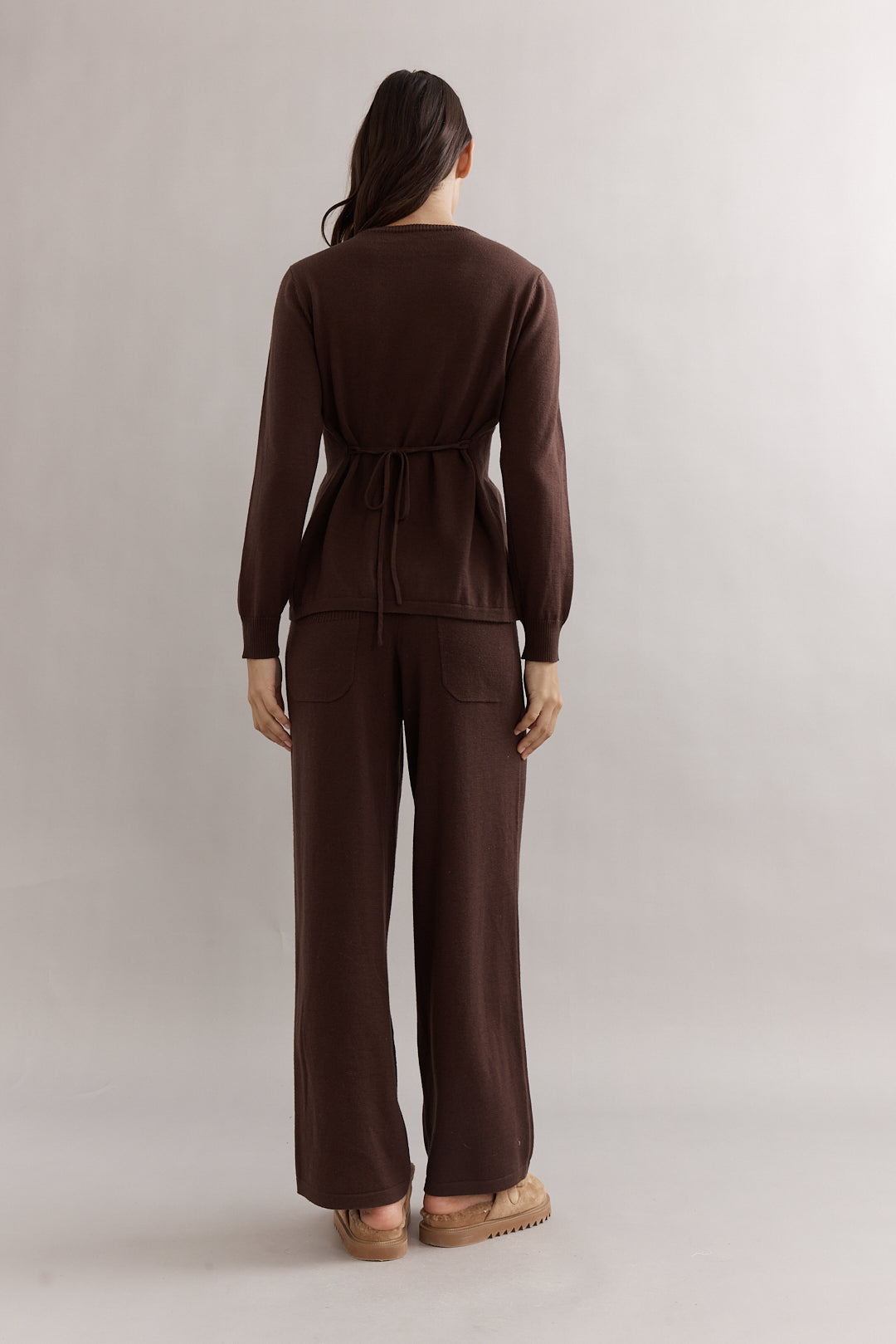 Caitlin Crisp | Angelina Merino Pant - Chocolate