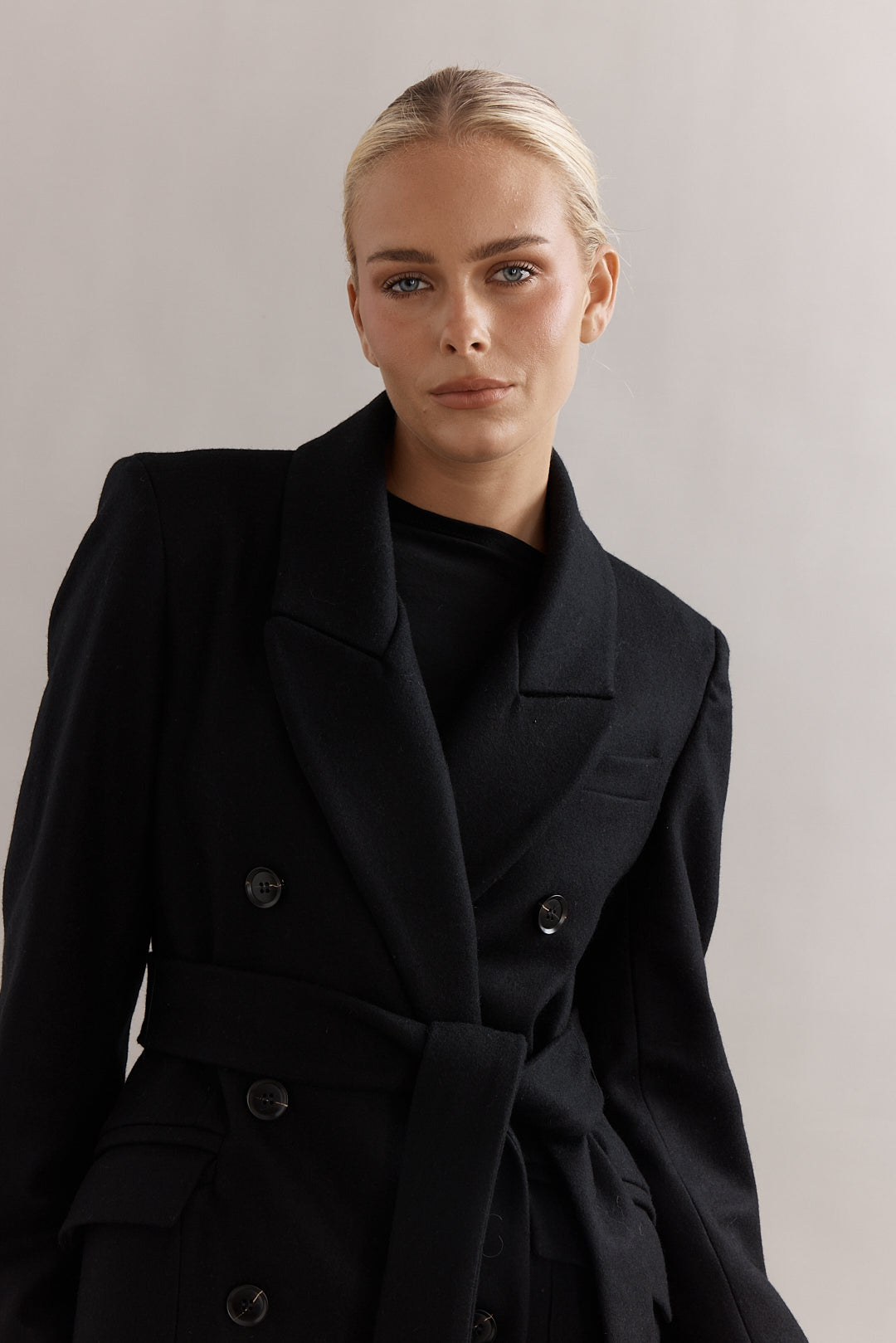 Caitlin Crisp | Conrad Coat - Black