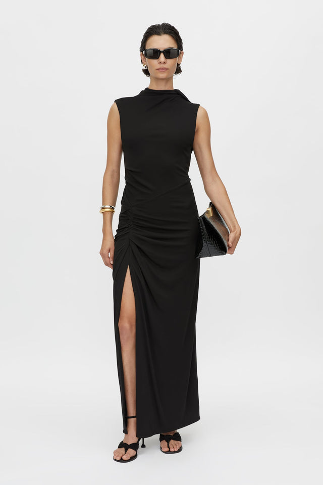 Camilla and Marc | Paloma Dropped Sleeve Dress - Black