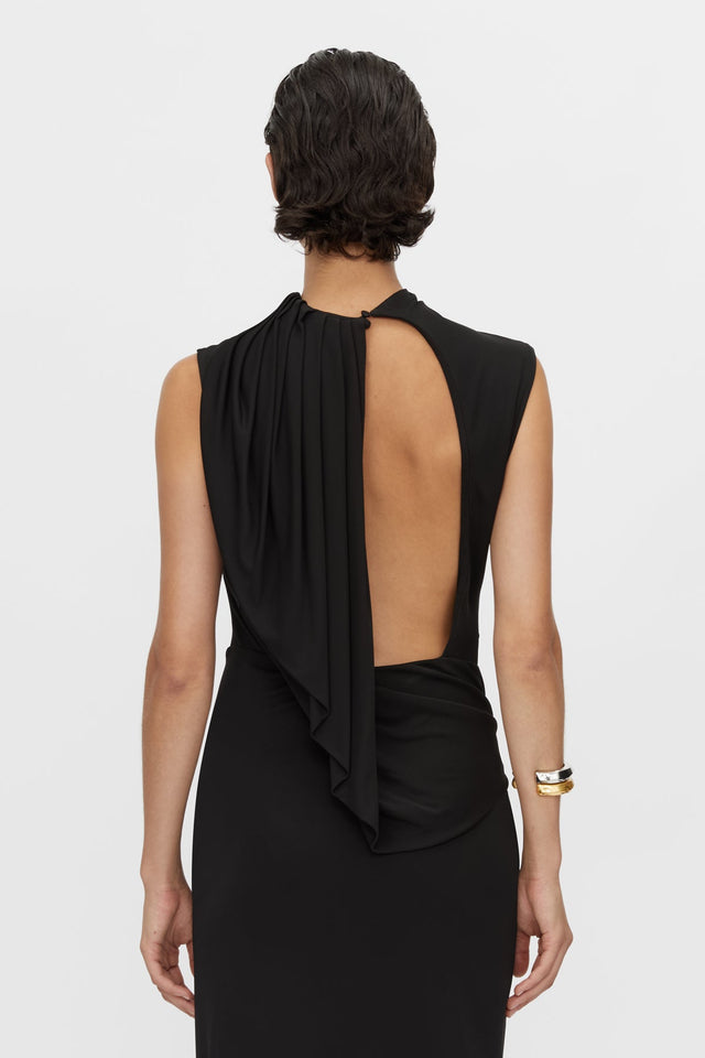 Camilla and Marc | Paloma Dropped Sleeve Dress - Black