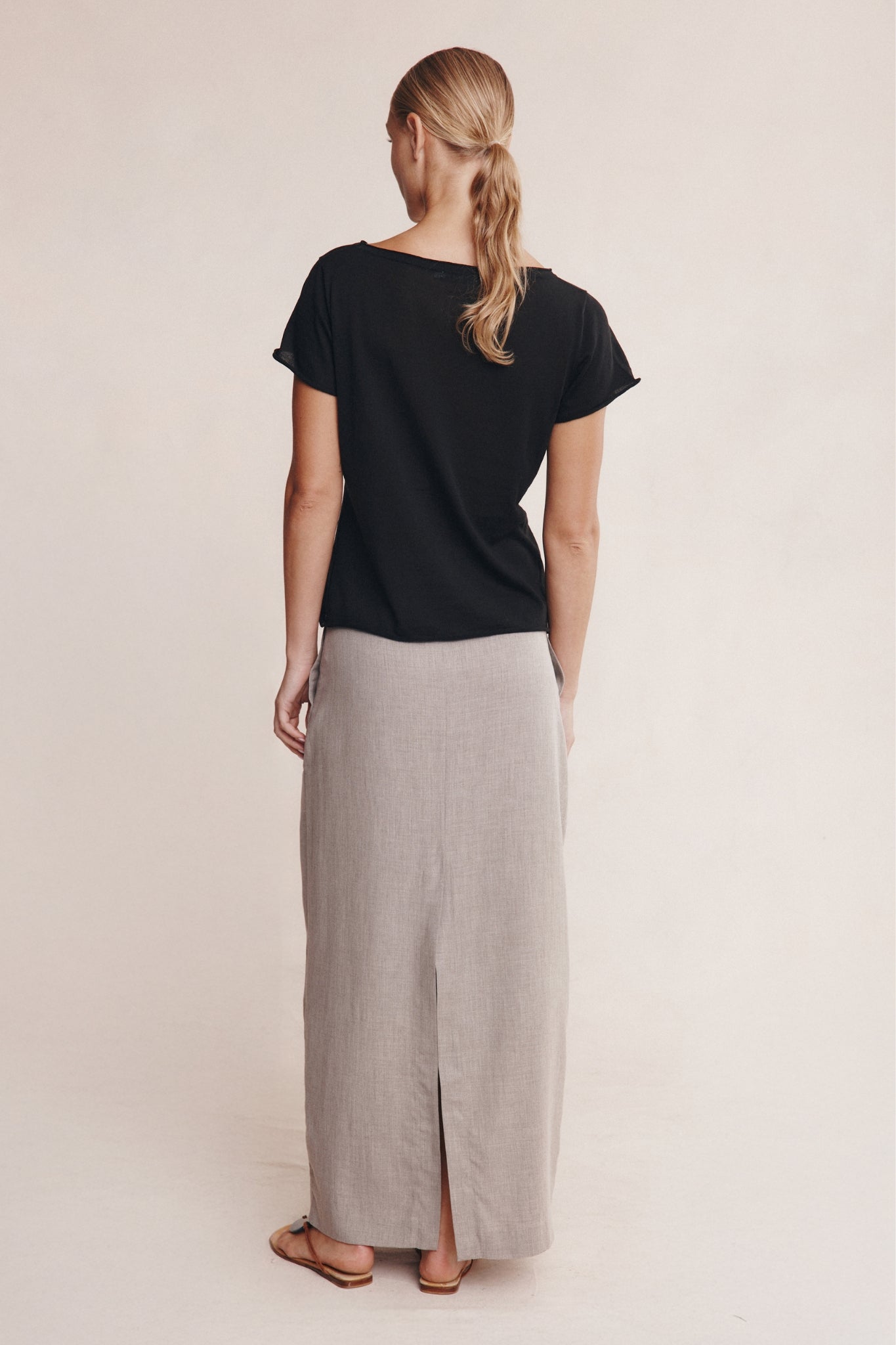 Marle | Lill Knit Tee - Black