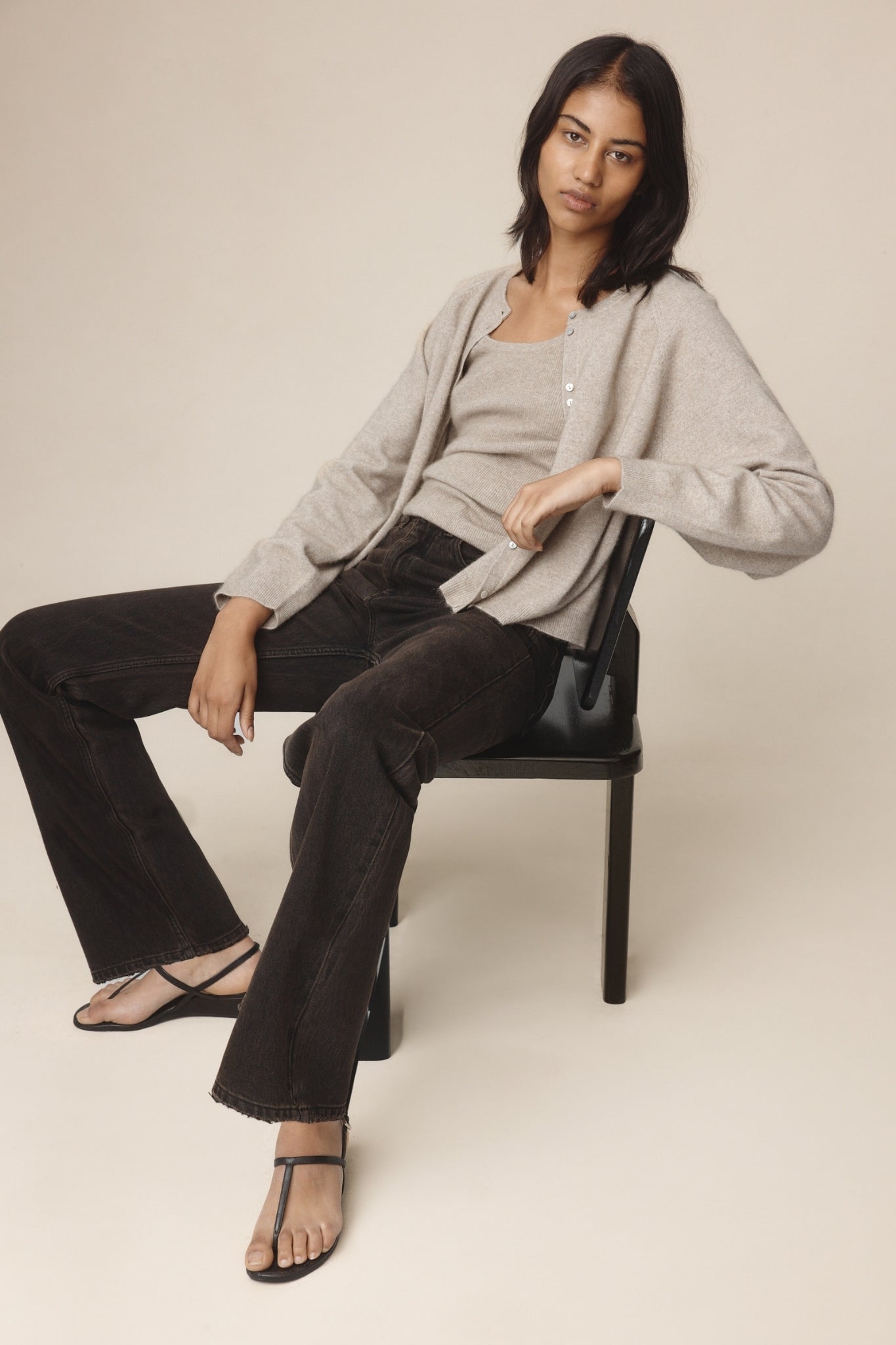Marle | Babette Cardigan - Buff