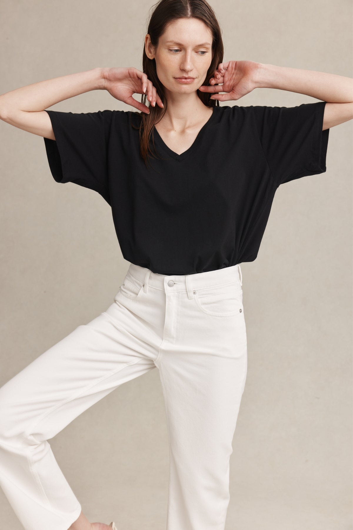 Marle | Classic Jean - Blanc