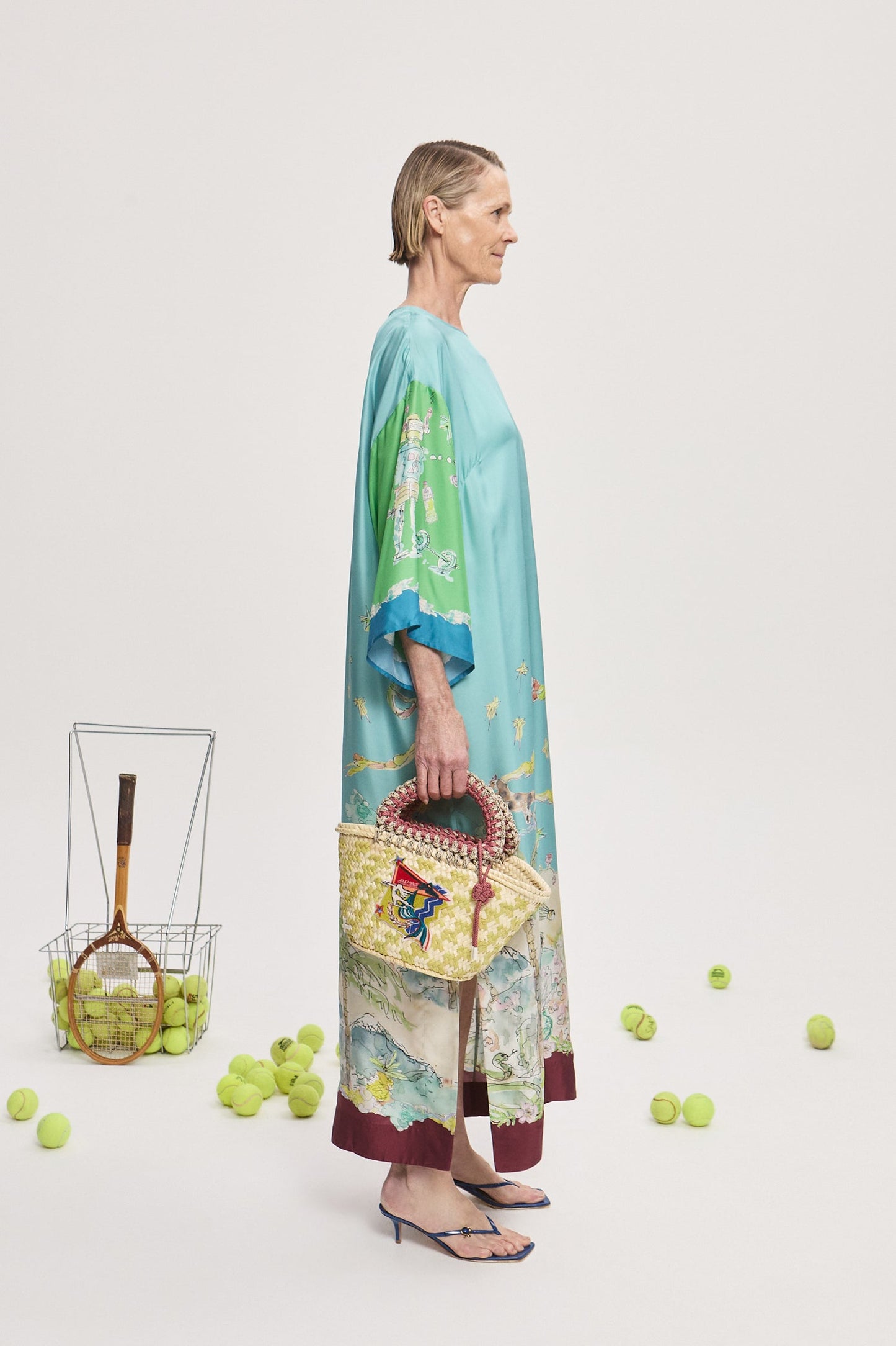 Alemais | Daria Silk Midi Dress