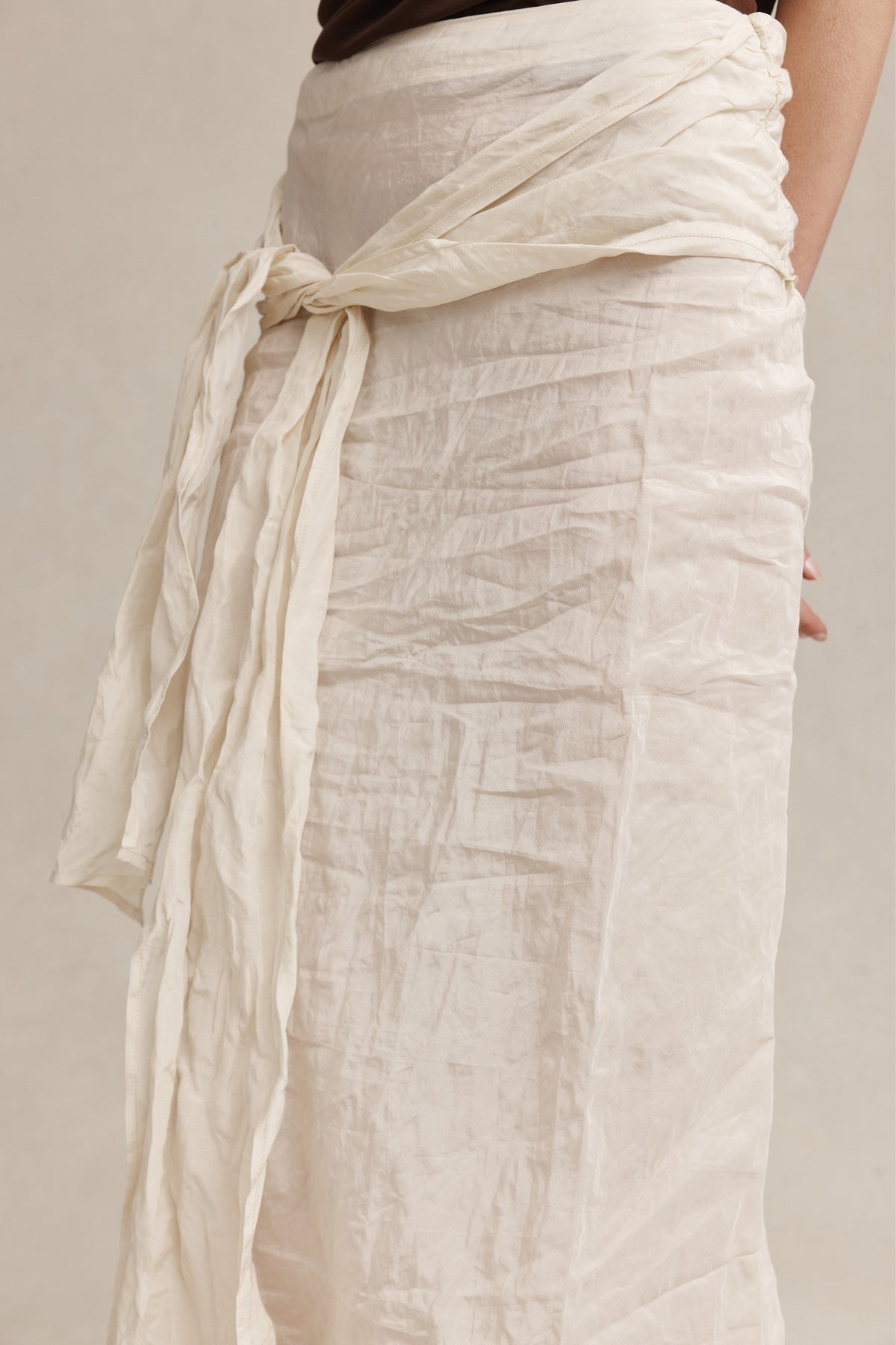 Marle | Caster Skirt - Ivory