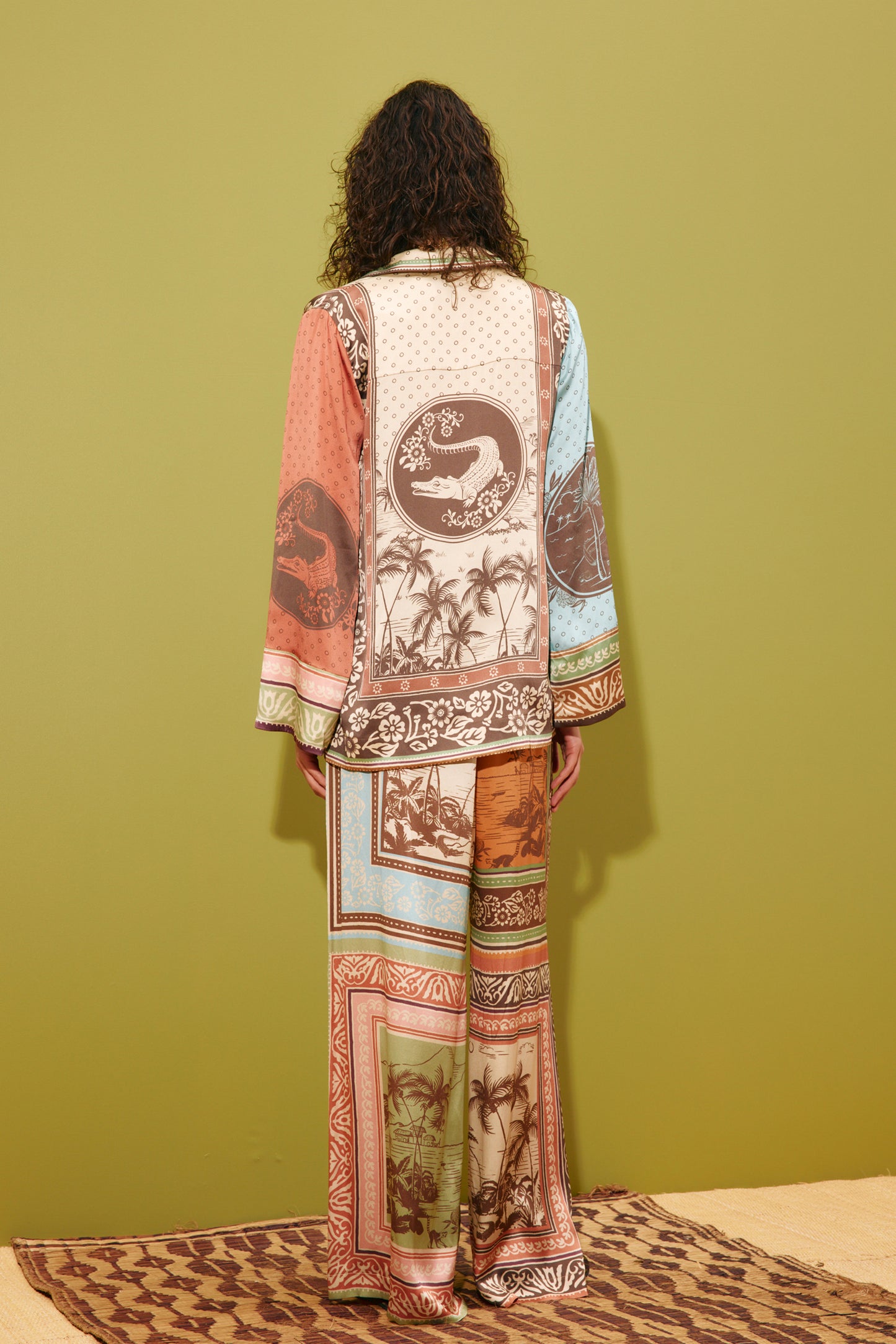 Alemais | Alberta Silk Pant - Multi