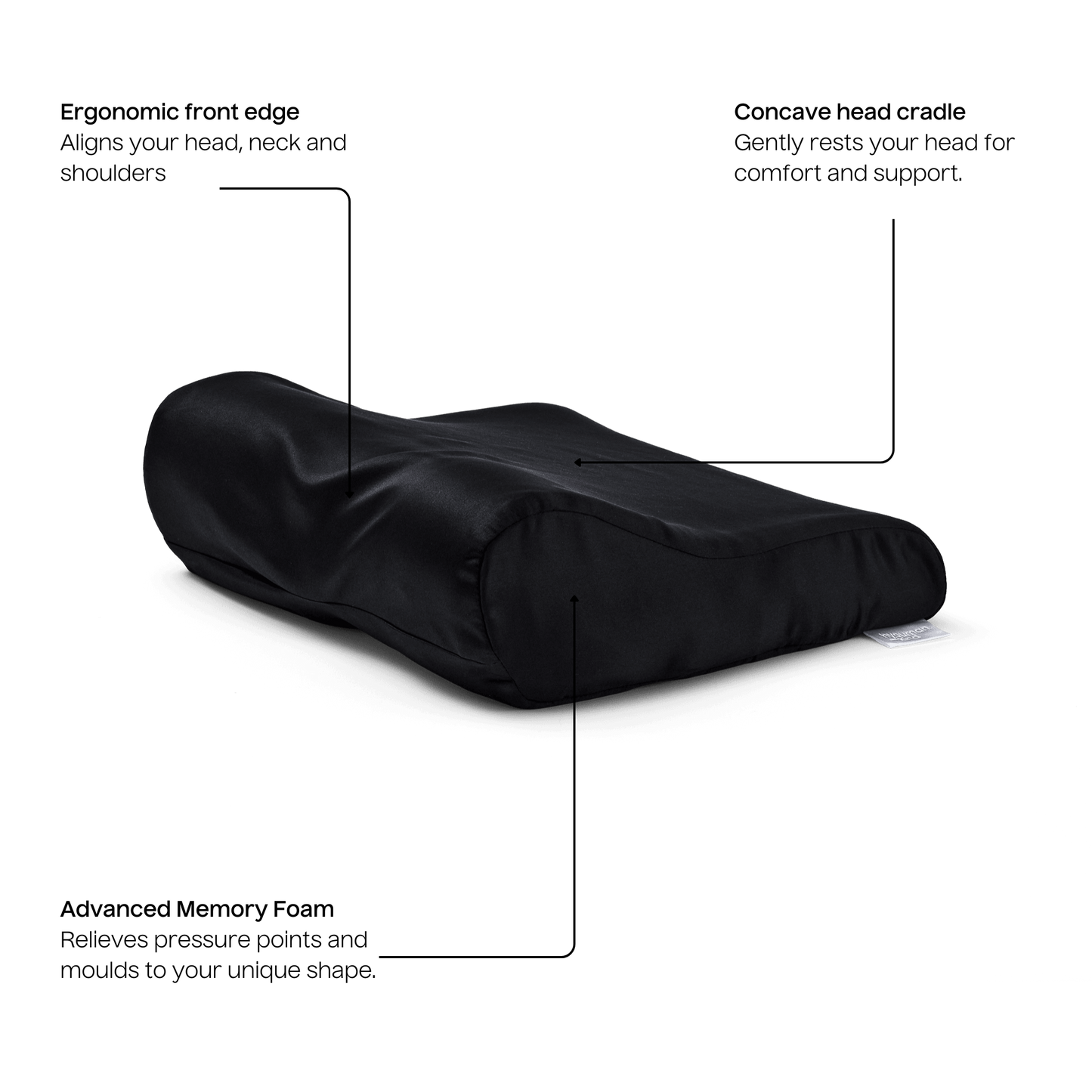 Hyoumankind | On The Go Pillow - Silk Black