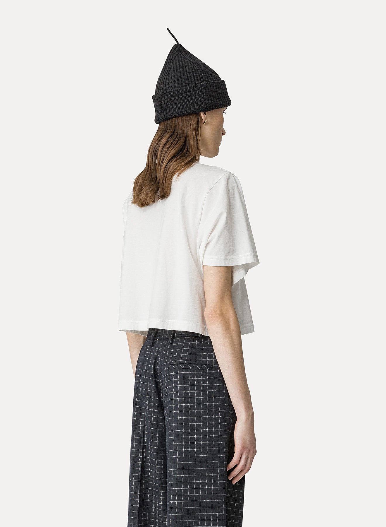 Forte Forte | Essential Organic Cotton Jersey Cropped T.Shirt - Bianco