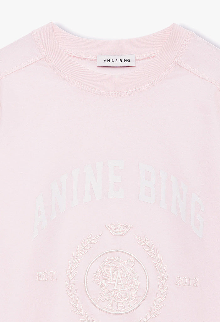 Anine Bing | Jaylin Tee Collegiate - Powder Pink