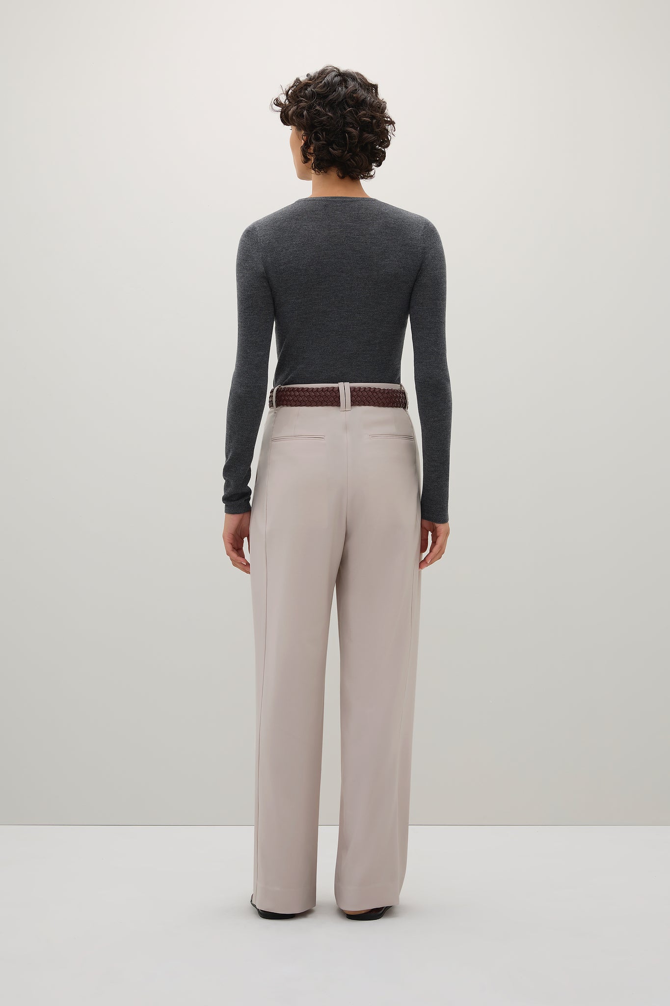 A.Emery | The Charlie Top - Mid Grey Melange